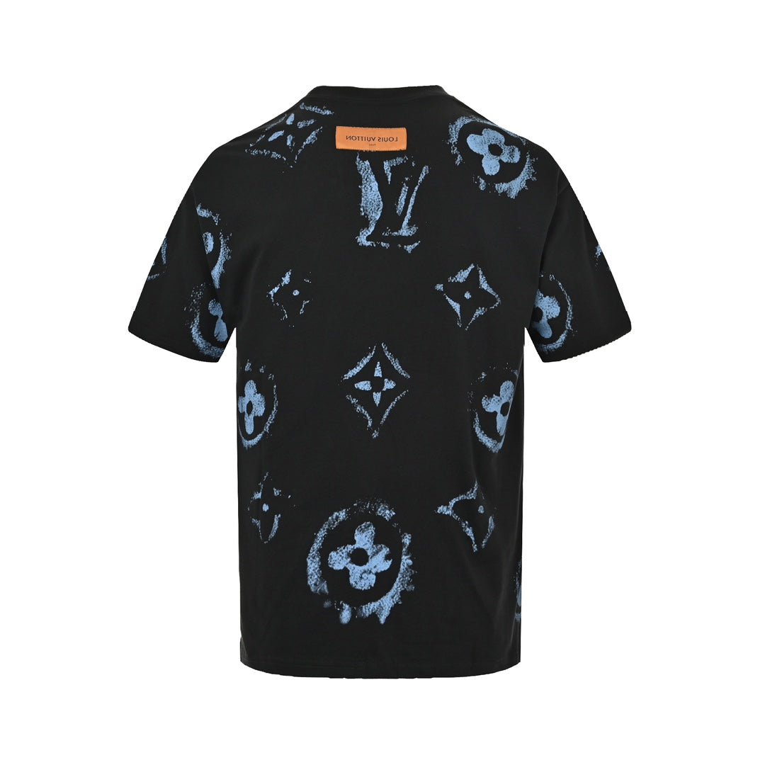 25ss Short sleeves with big logo printed all over
