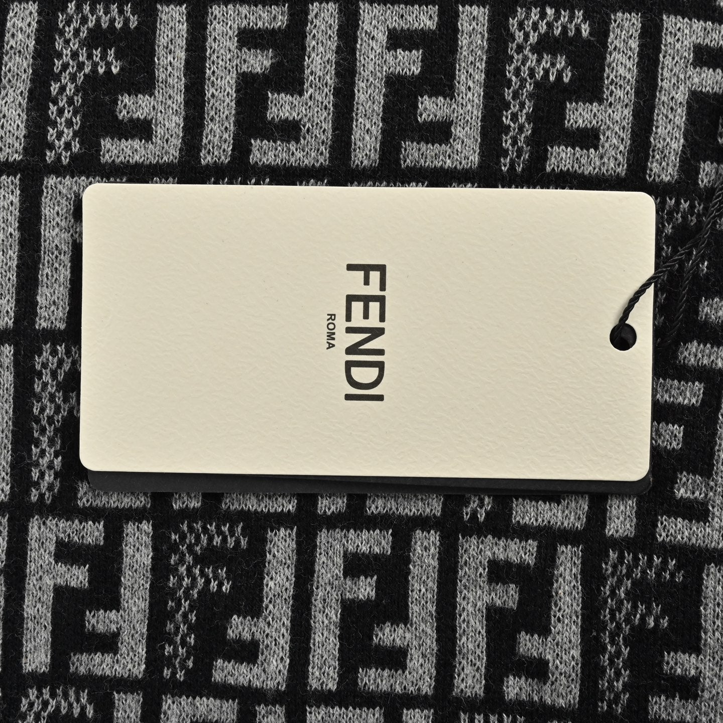 25ss FF jacquard full print knitted short sleeves