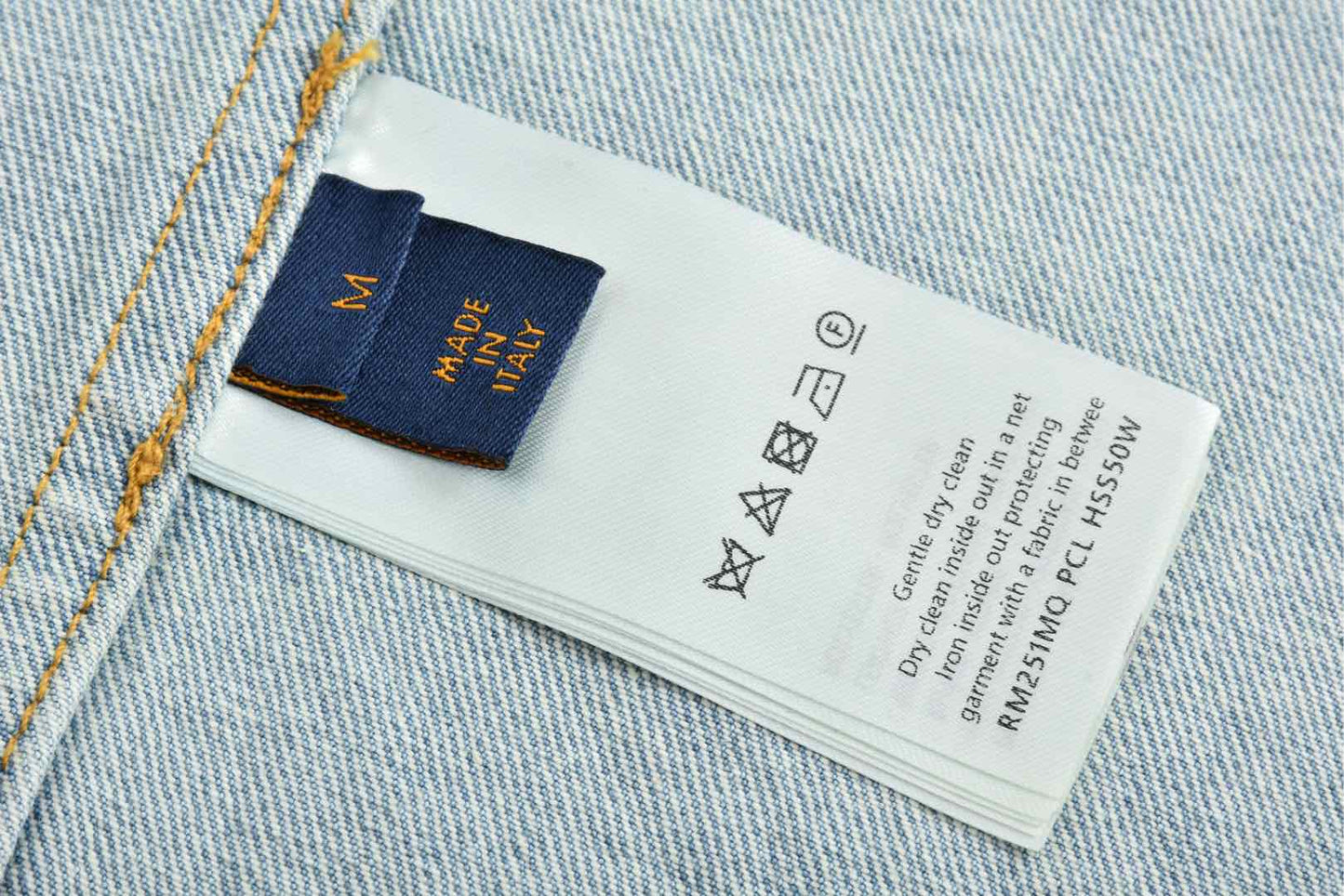 25ss Embroidered pocket half-sleeve denim shirt