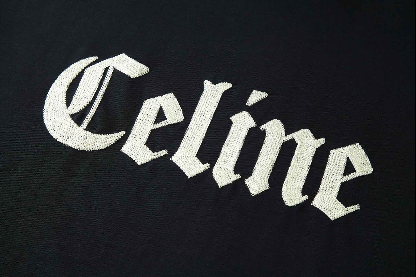 25ss Inscription embroidered short sleeves