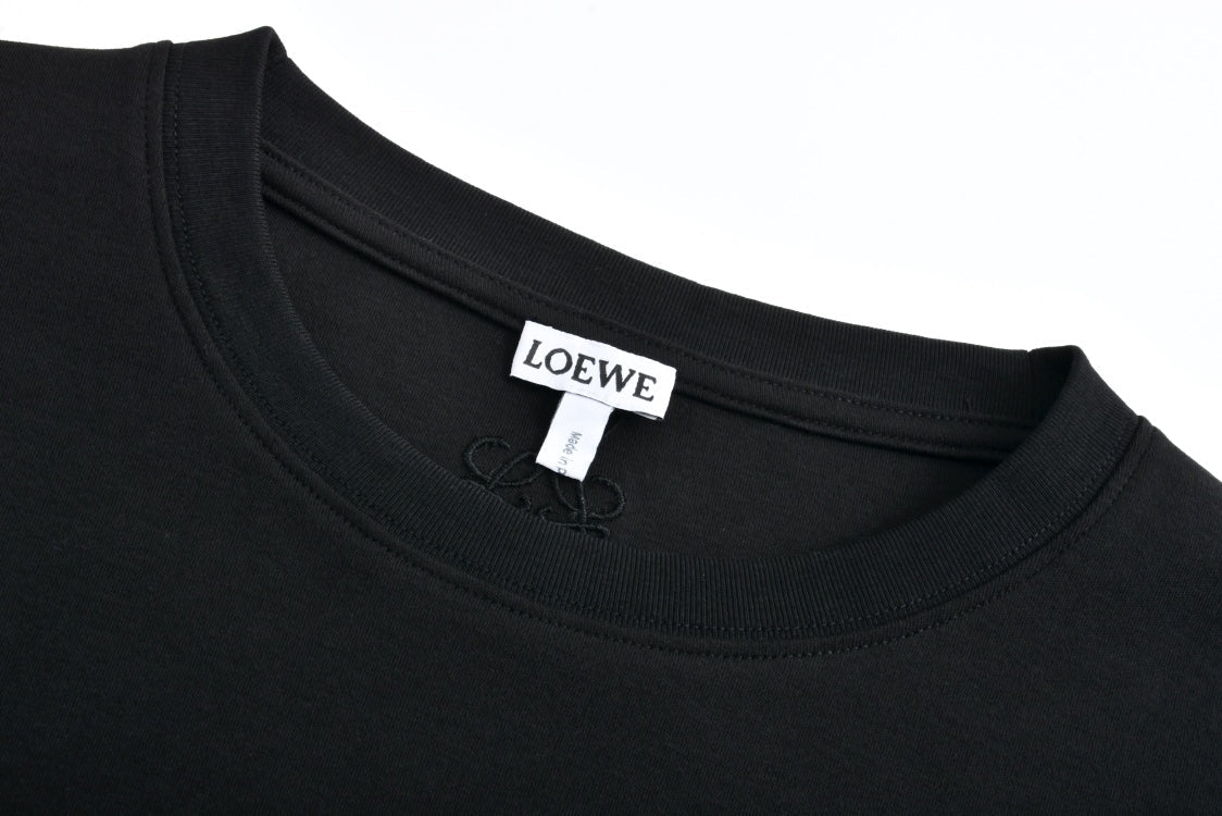 25ss Moon Embroidered Rabbit Short Sleeve