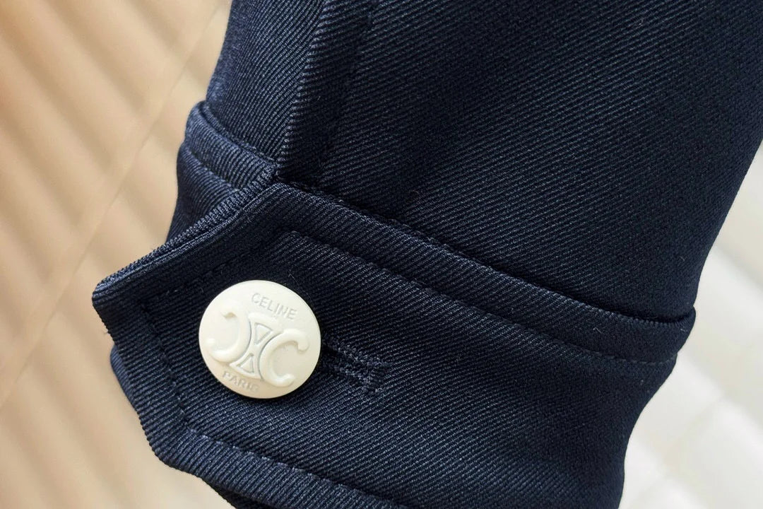 Lapel zipper suit
