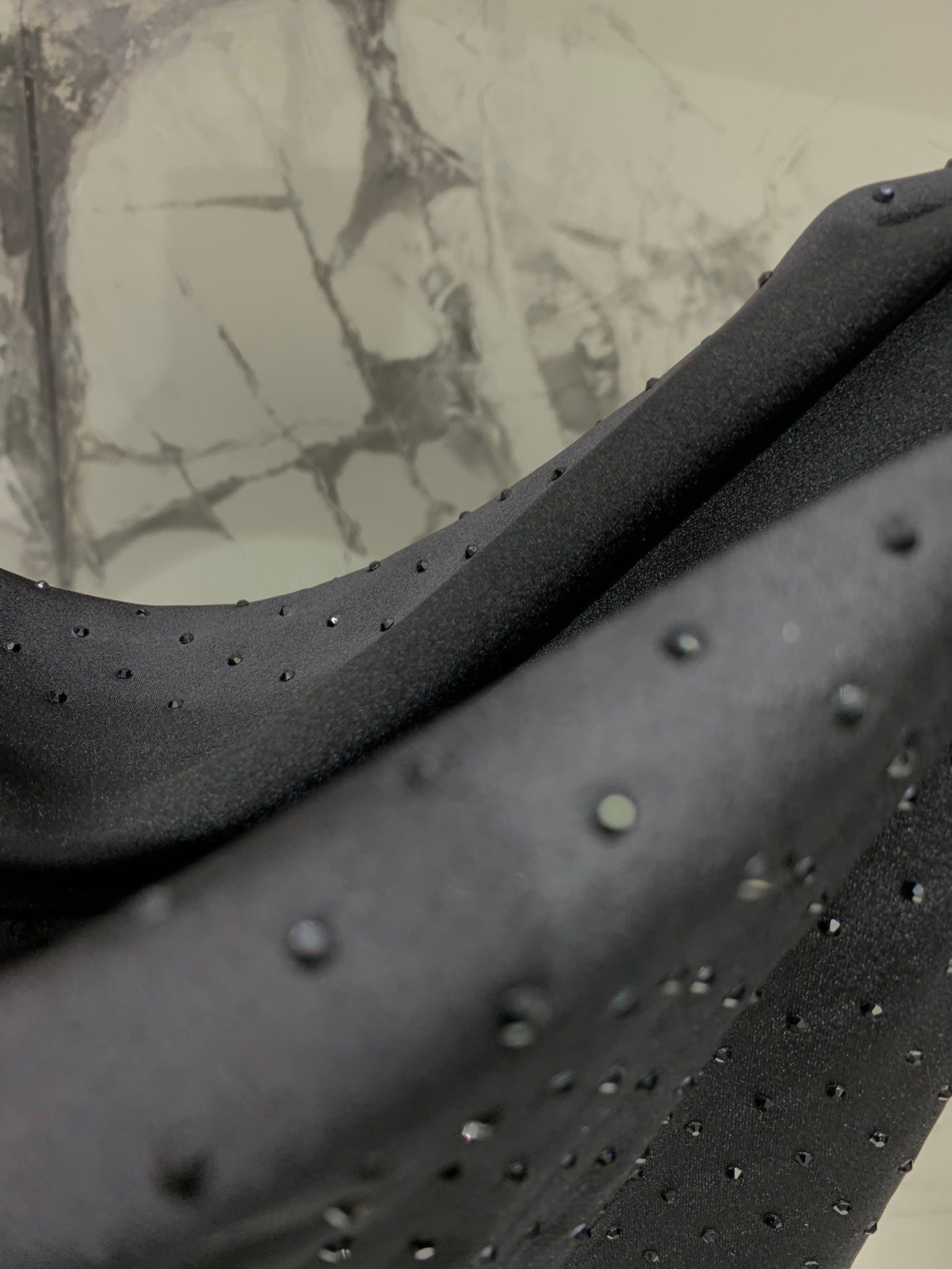 25SS Acetate rhinestone camisole dress