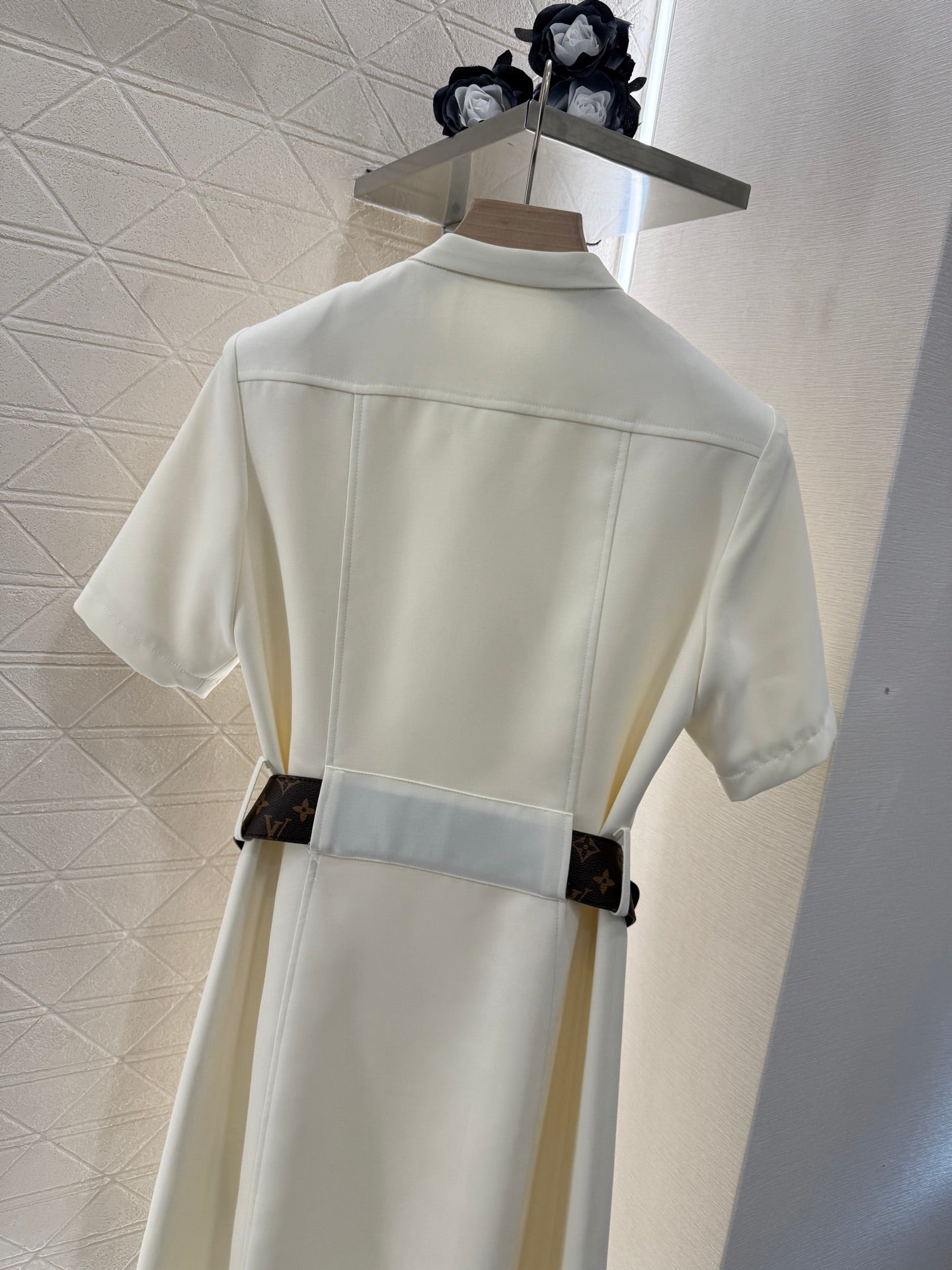 25SS Belt double breasted dress