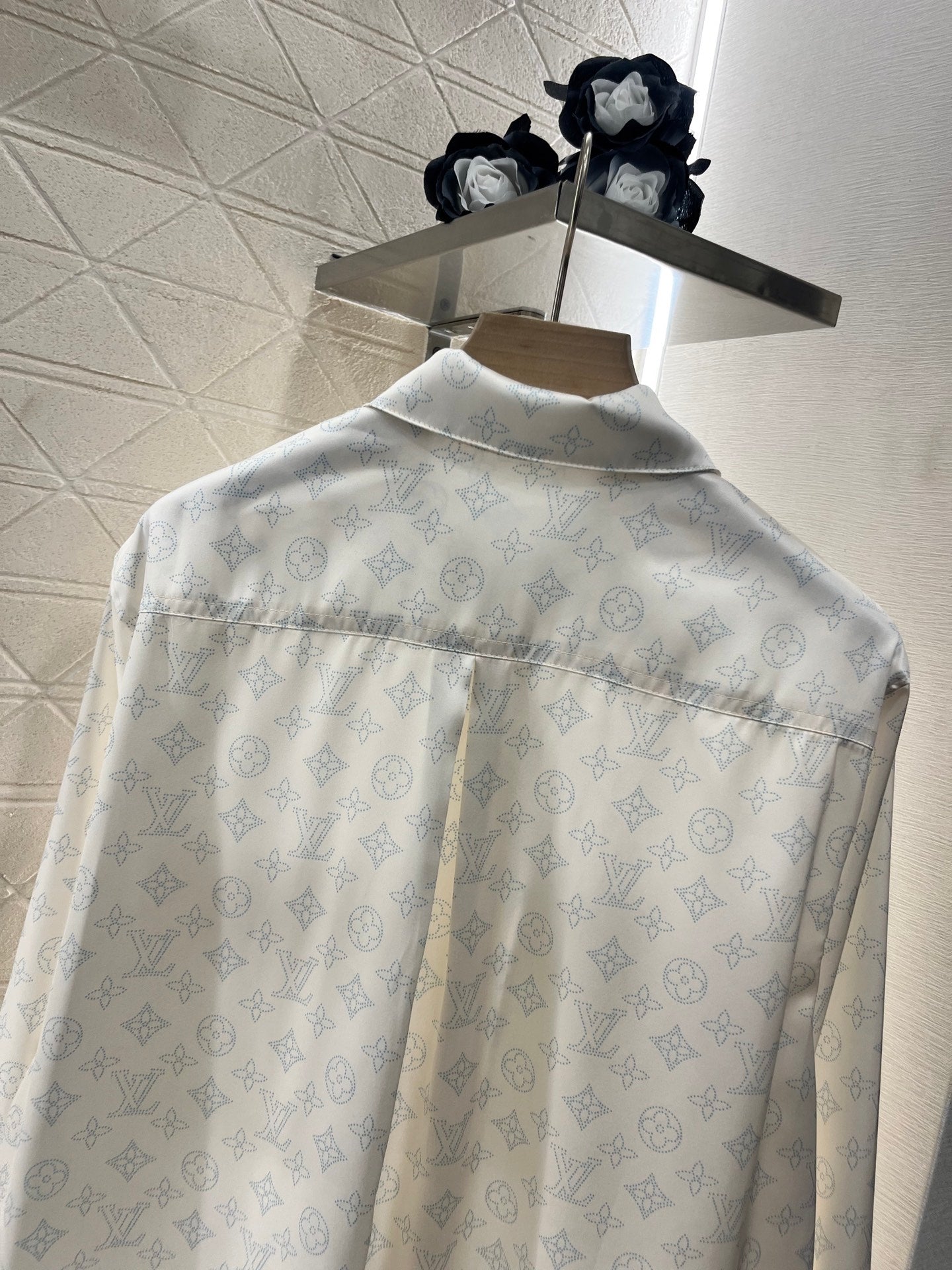 25SS Collar printed shirt