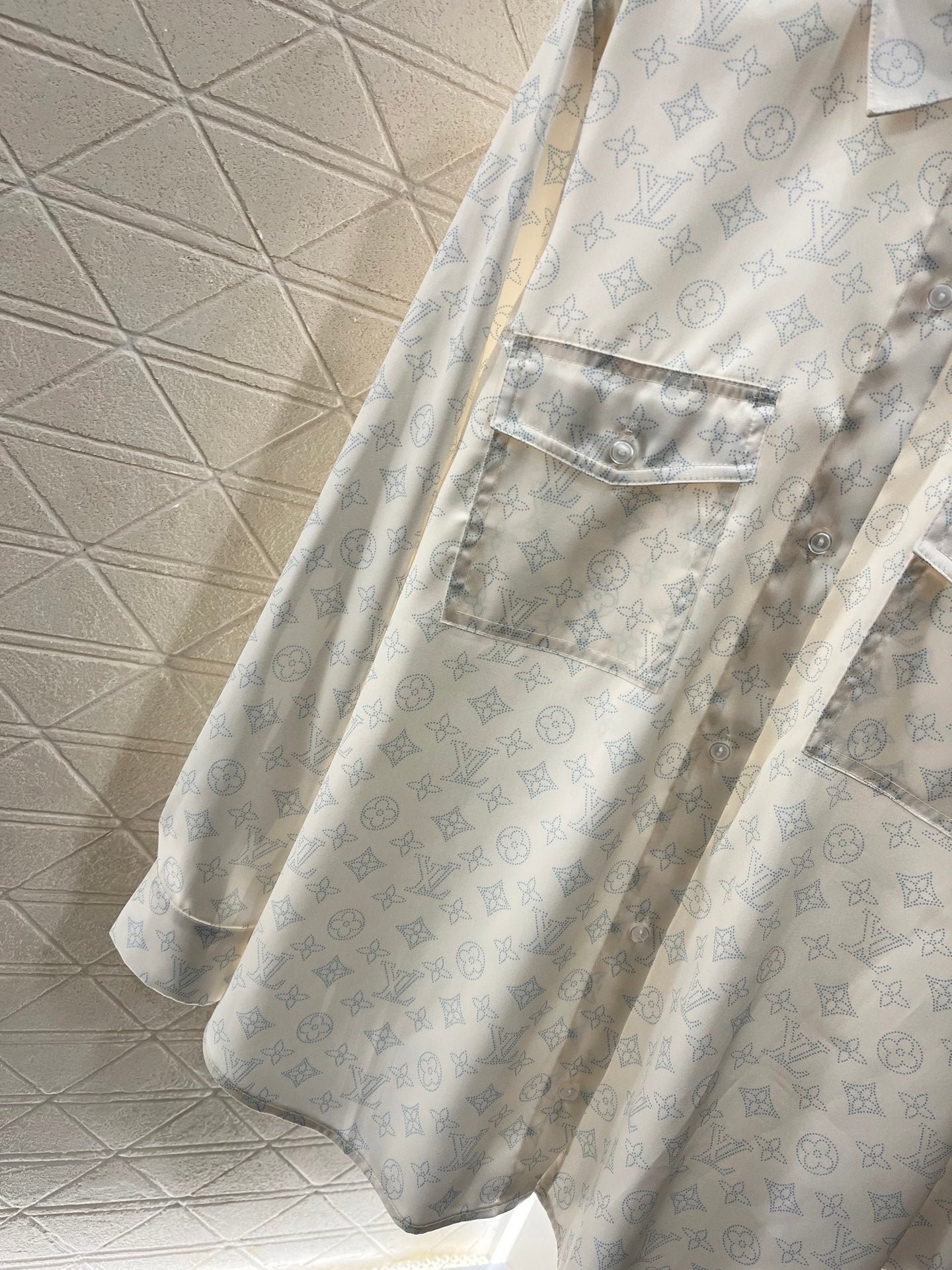 25SS Collar printed shirt