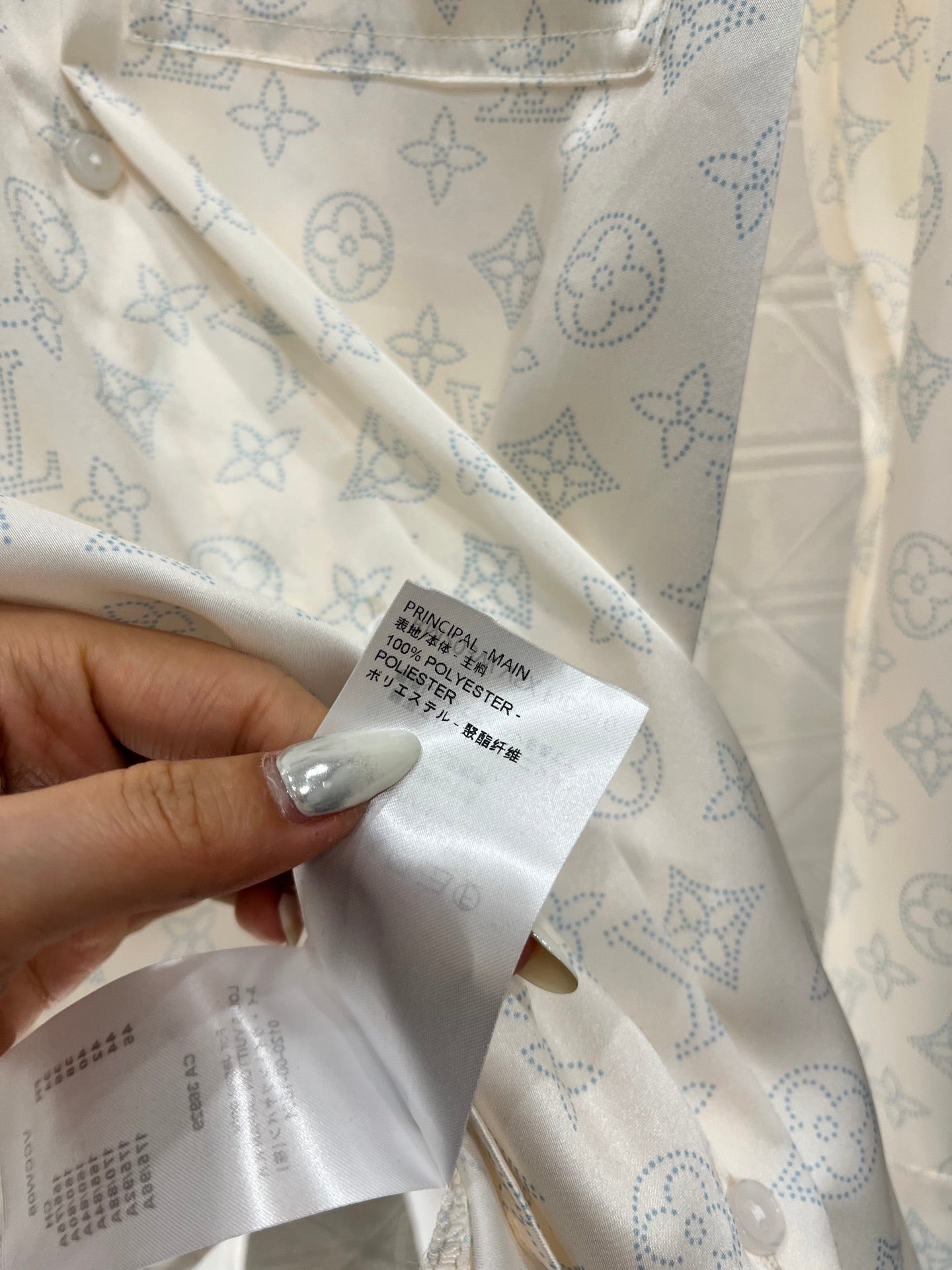 25SS Collar printed shirt