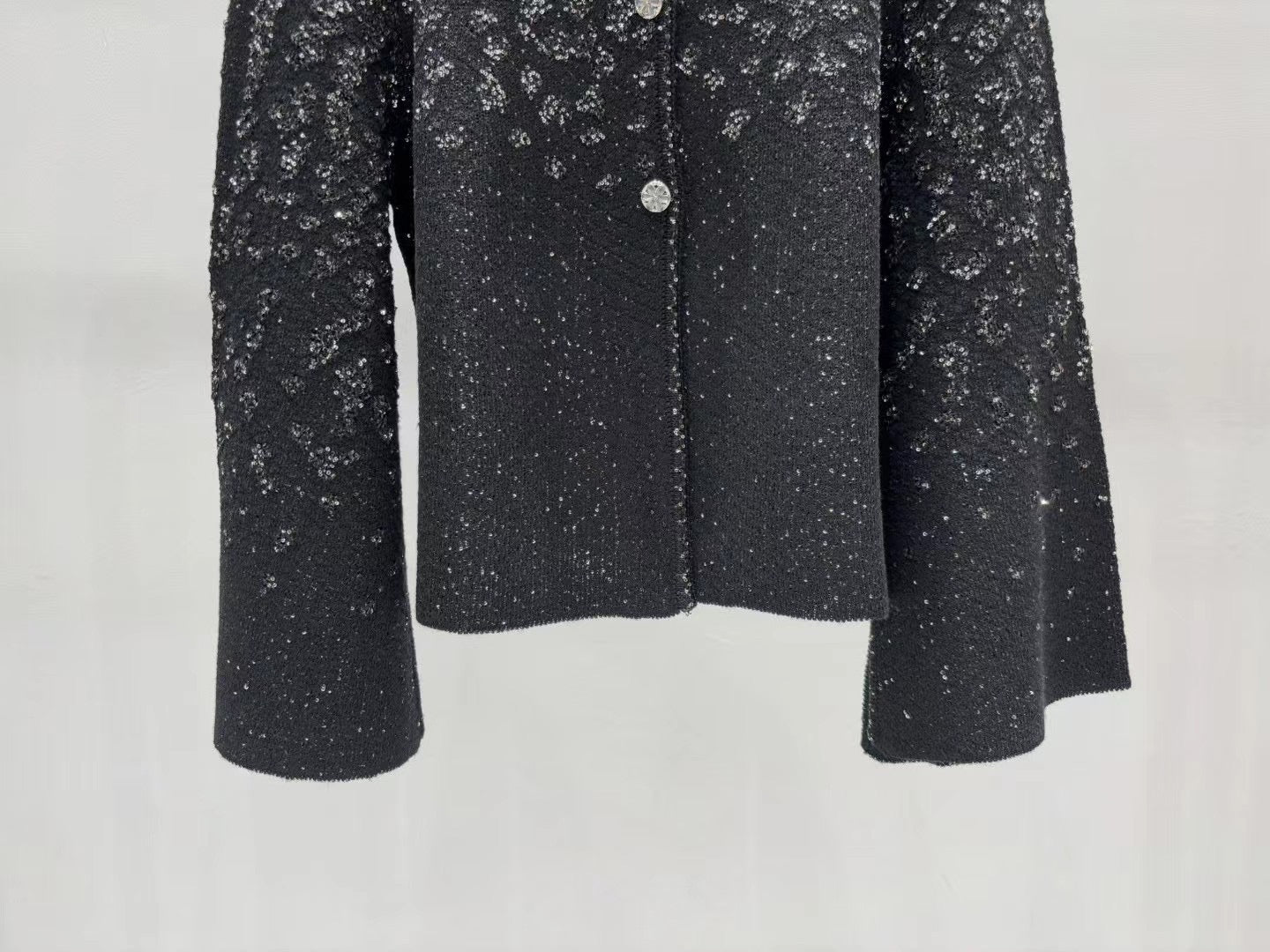 25ss Sparkling special yarn knitted cardigan