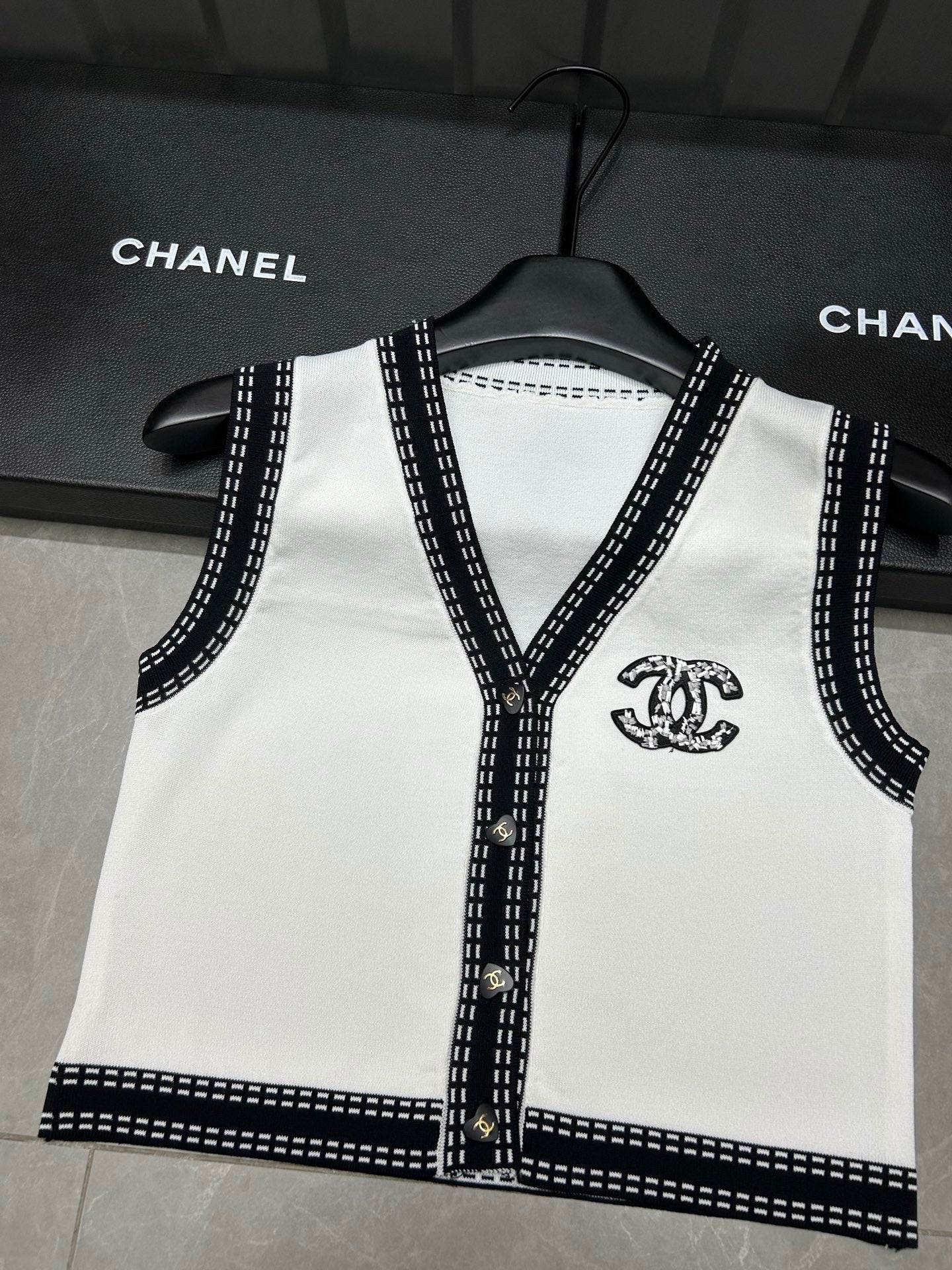 25 new Rhinestone logo vest