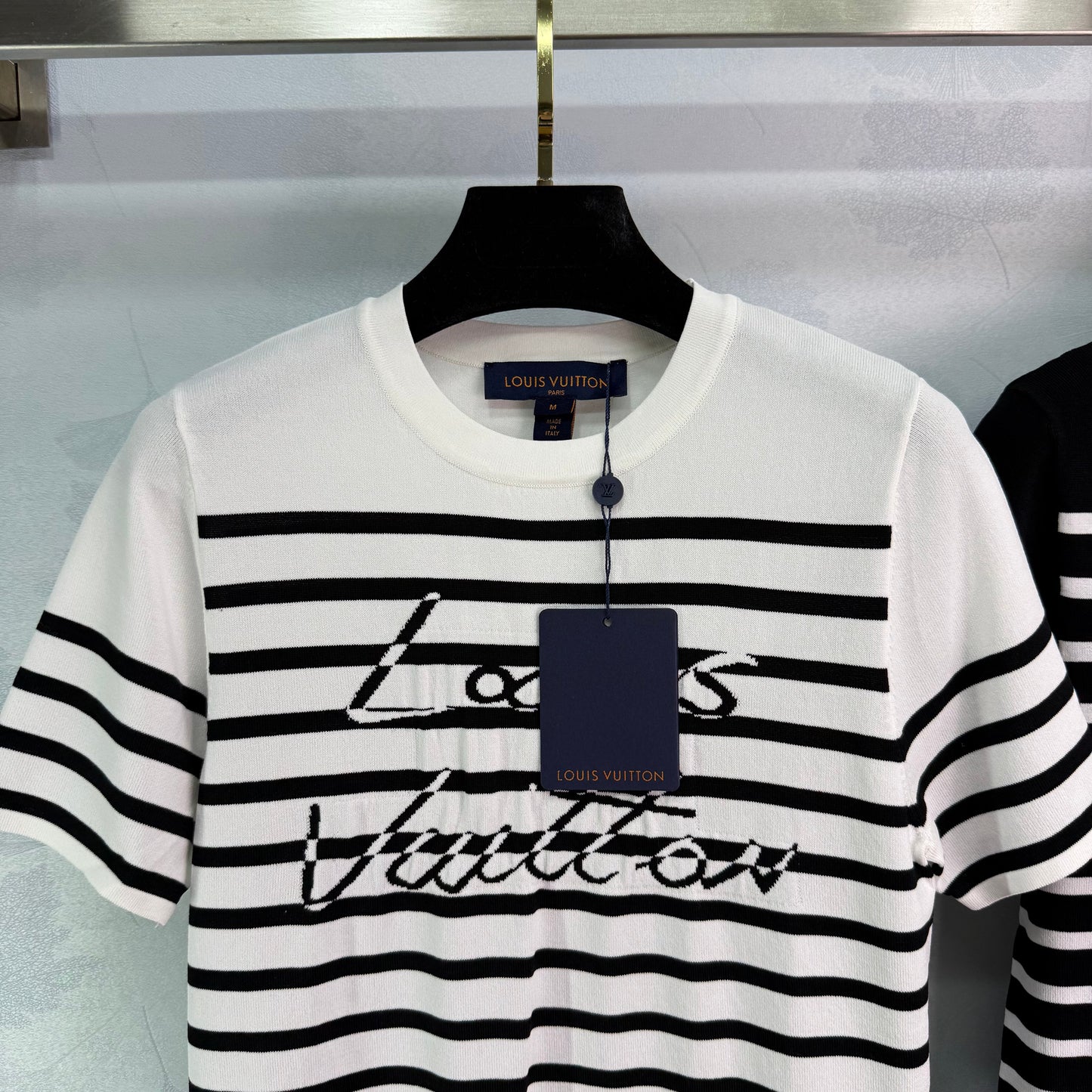 25 Striped Knitted Short Sleeve