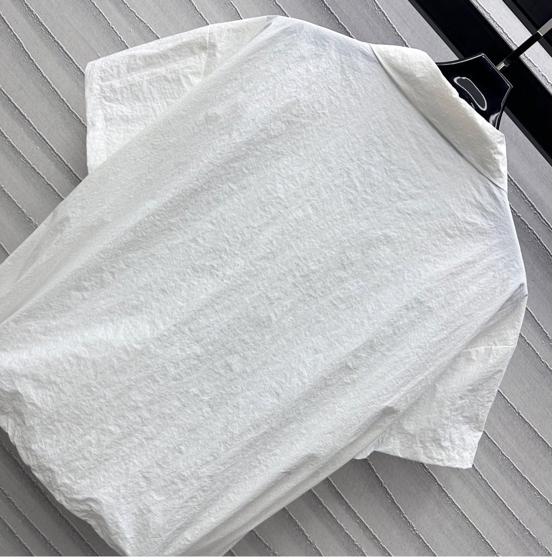 25 Lapel Blouse and Half Skirt Set