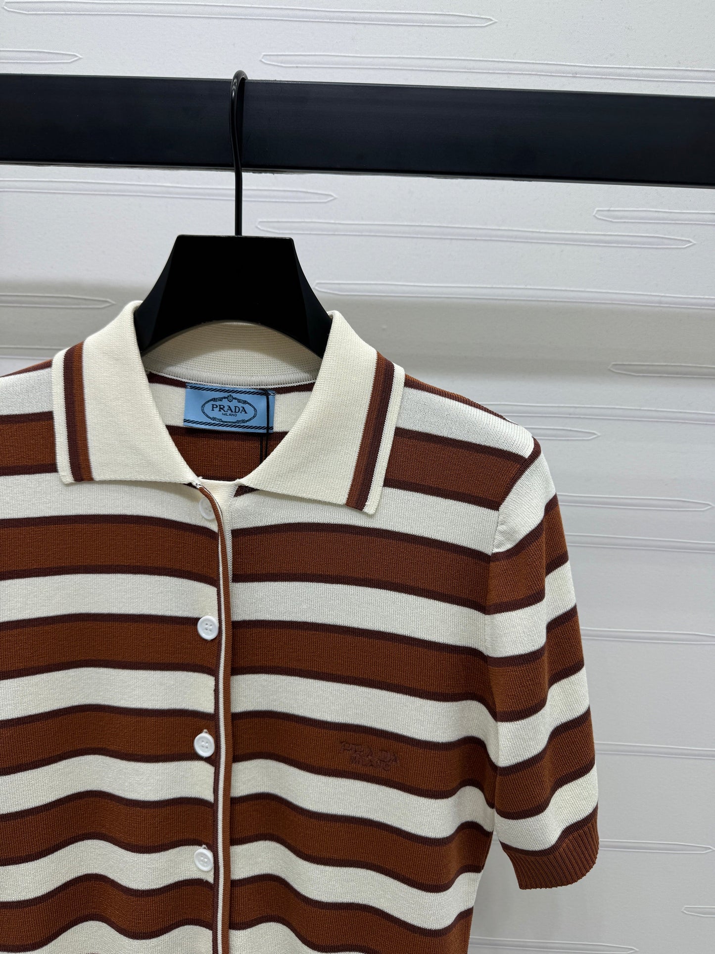 25 Lapel Striped Knit Short Sleeve Cardigan!