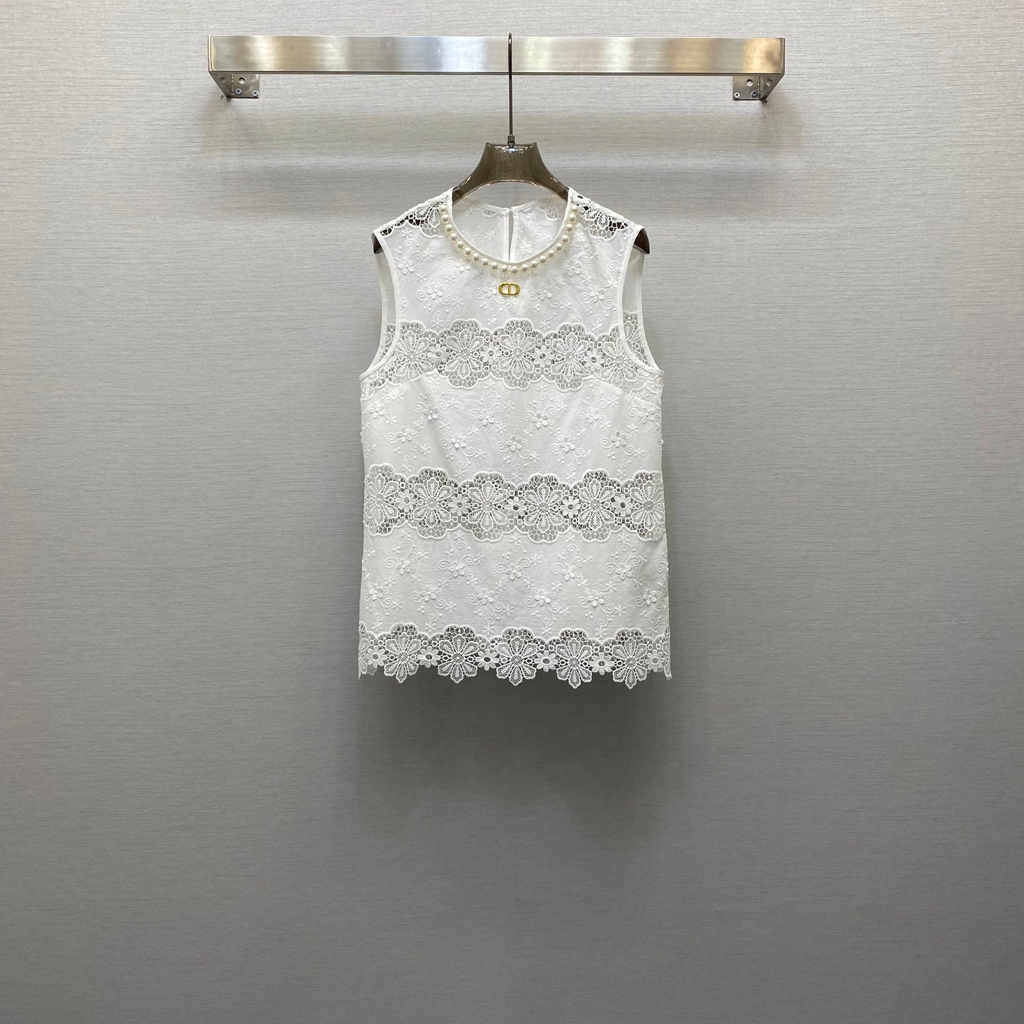 25 Embroidered Delicate Vest + Skirt Set