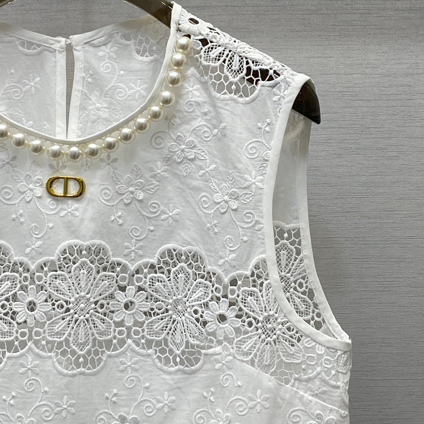 25 Embroidered Delicate Vest + Skirt Set
