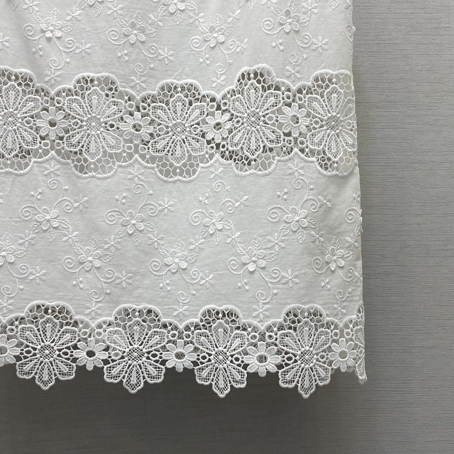 25 Embroidered Delicate Vest + Skirt Set