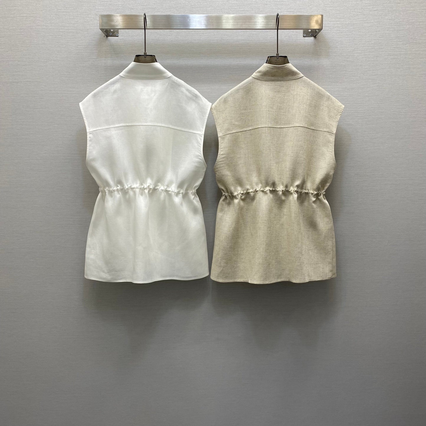 25 Temperament stand-up collar drop-shoulder design work style short dresses