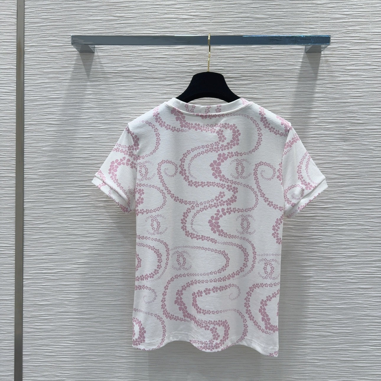 25 Flower Curve Pattern Short Sleeve