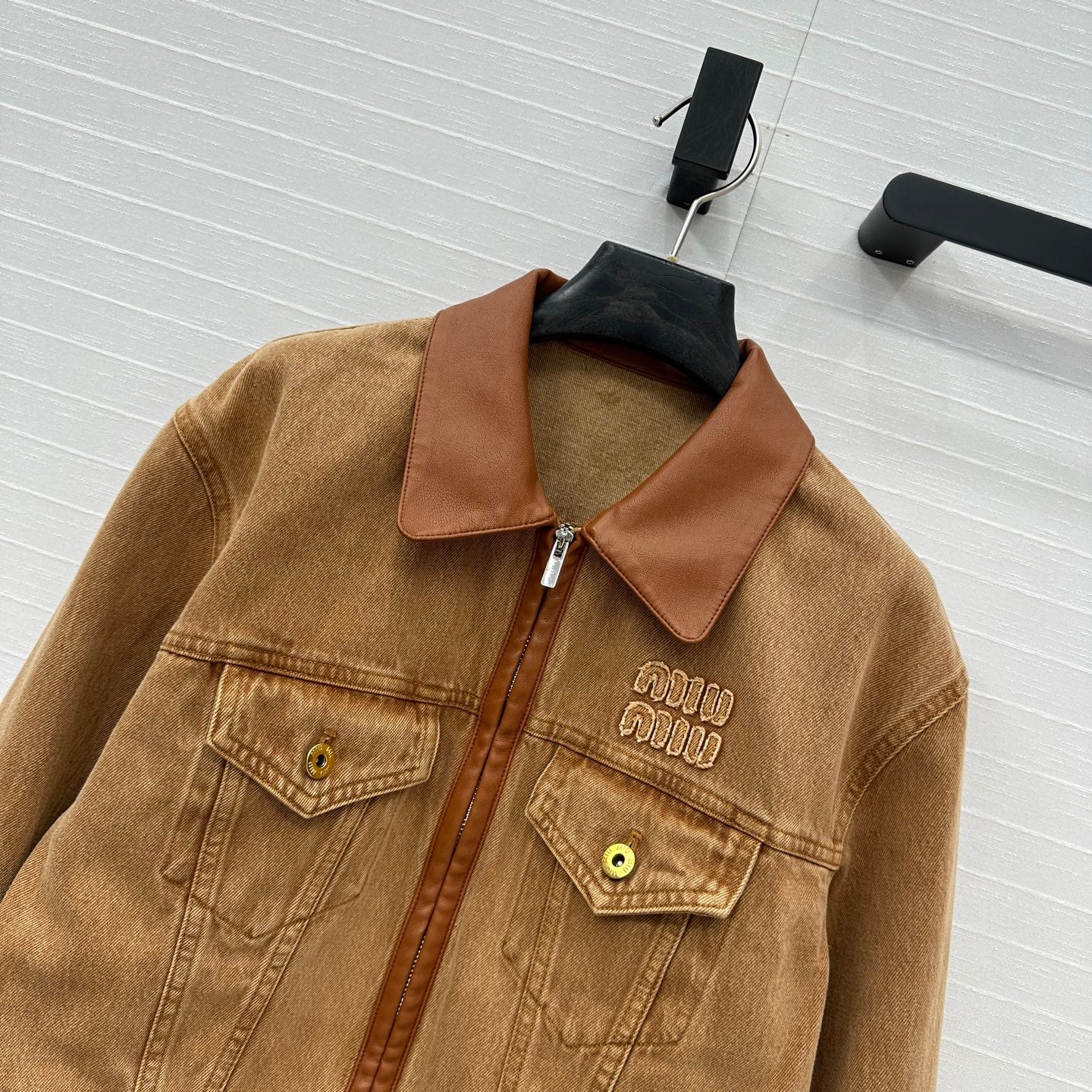 25 Wrap Around Denim Jacket Coat