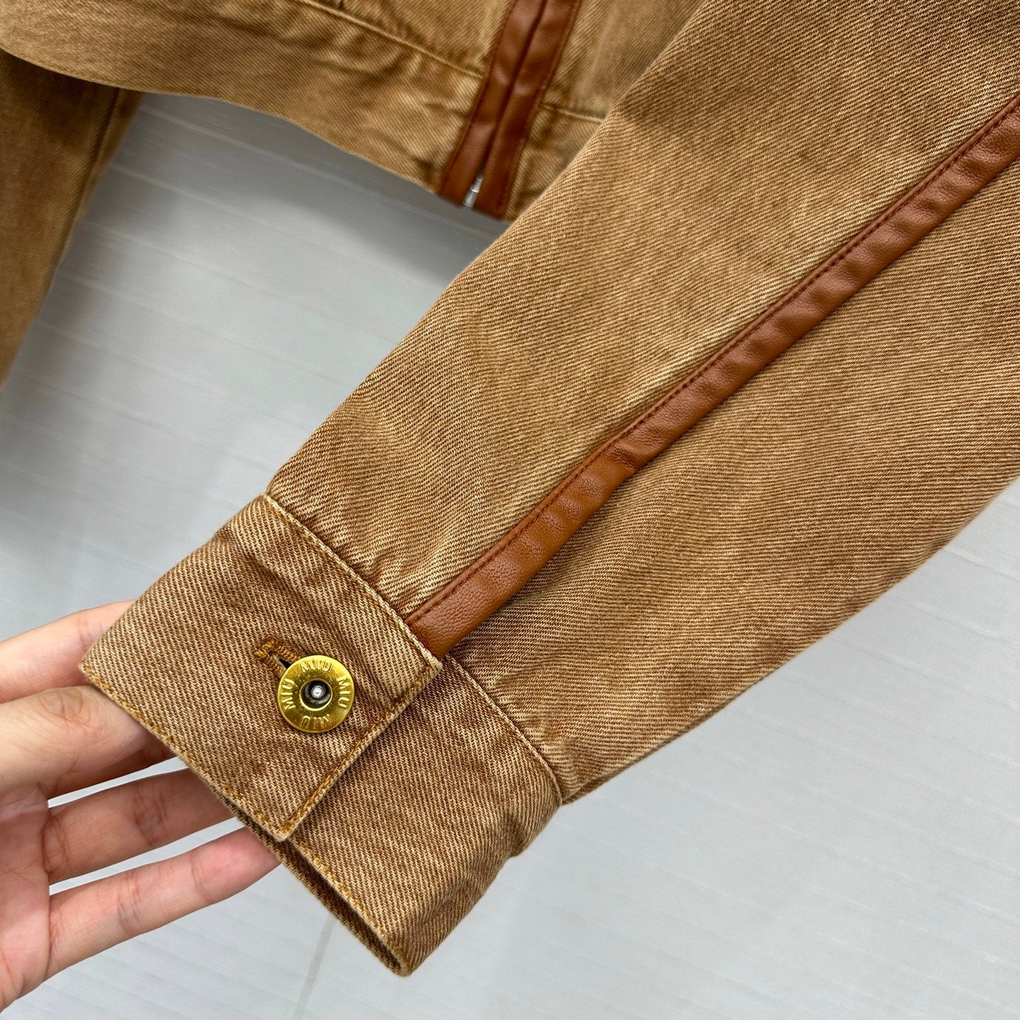 25 Wrap Around Denim Jacket Coat