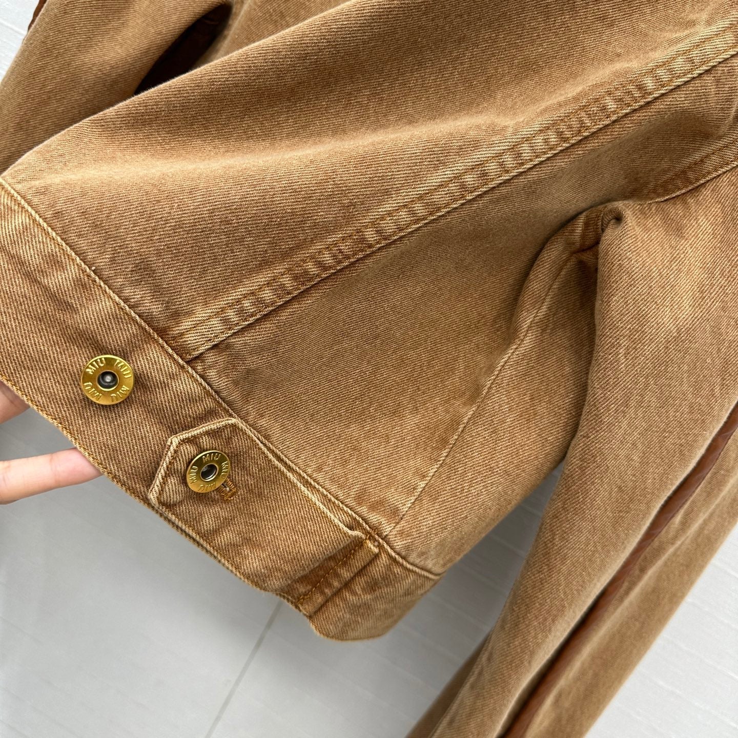 25 Wrap Around Denim Jacket Coat