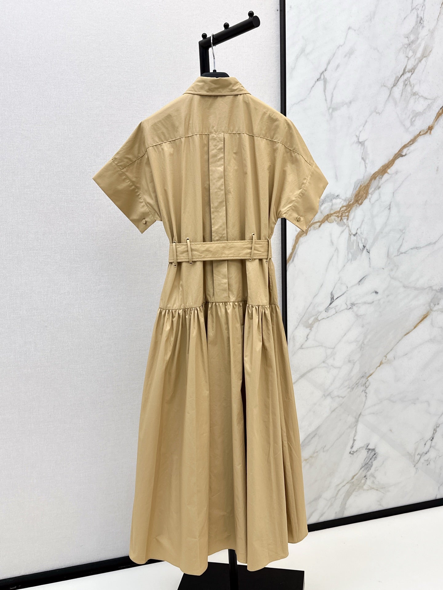 25 The latest long shirt dresses for spring and summer(white Yellow Brown)