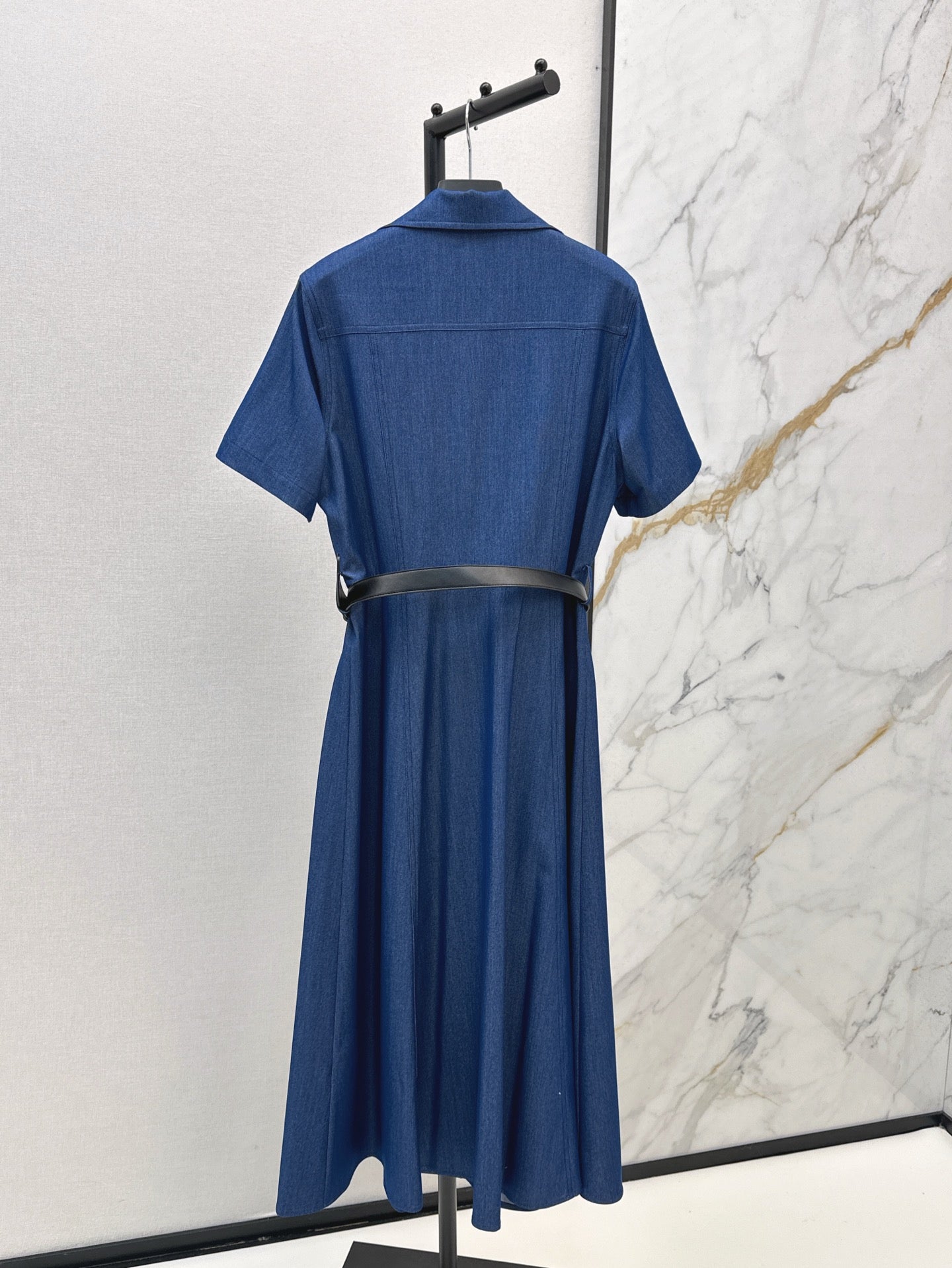 25 New classic triangle logo denim dress