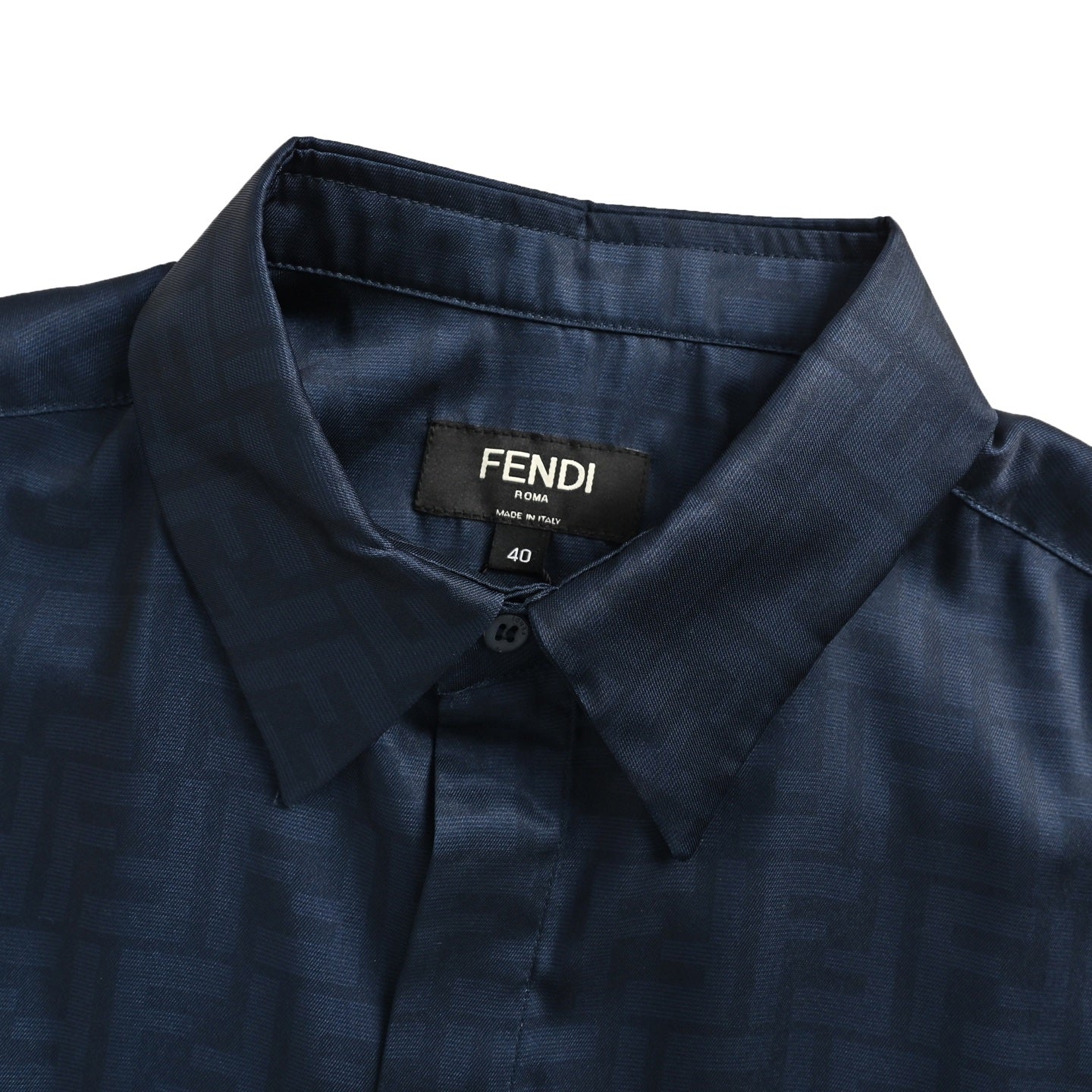 25ss full width FF jacquard dark pattern set short sleeved shirt