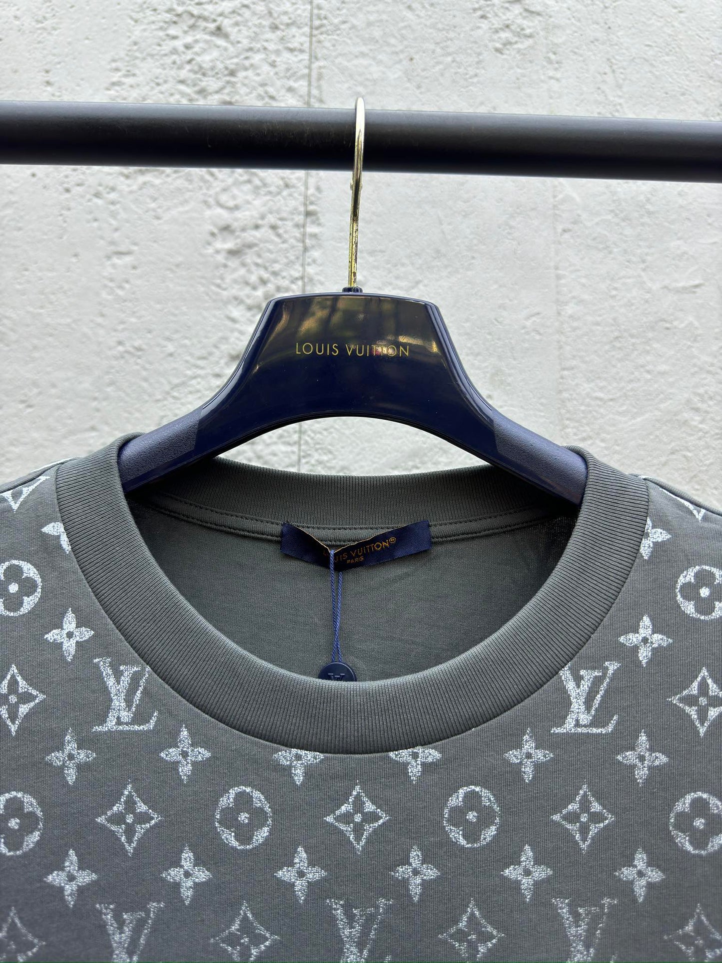 Allover printed gradient short sleeves