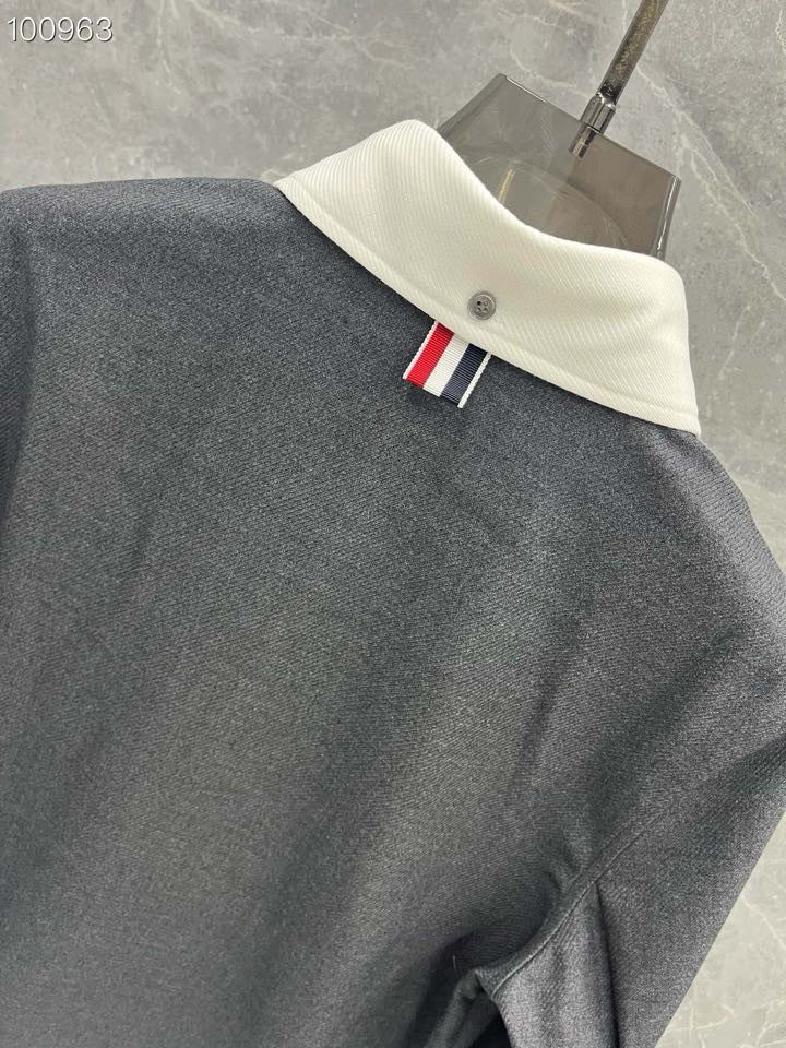 25 Gray Twill Stripe Shirt Jacket