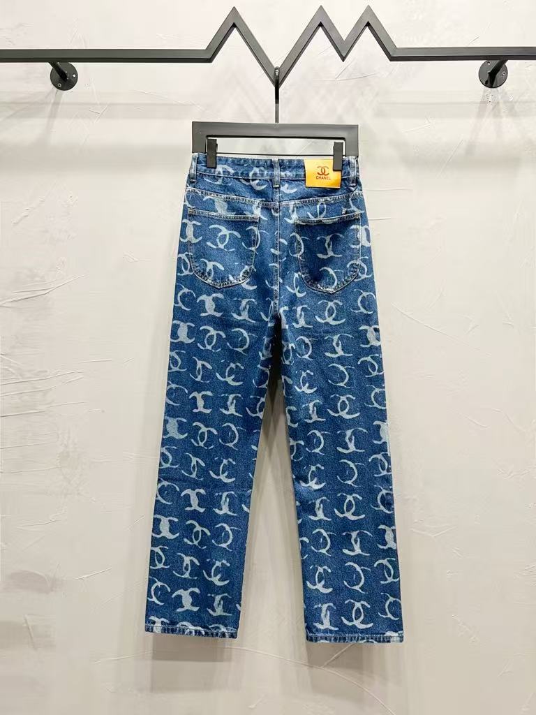 C Classic All-Over Logo Jeans