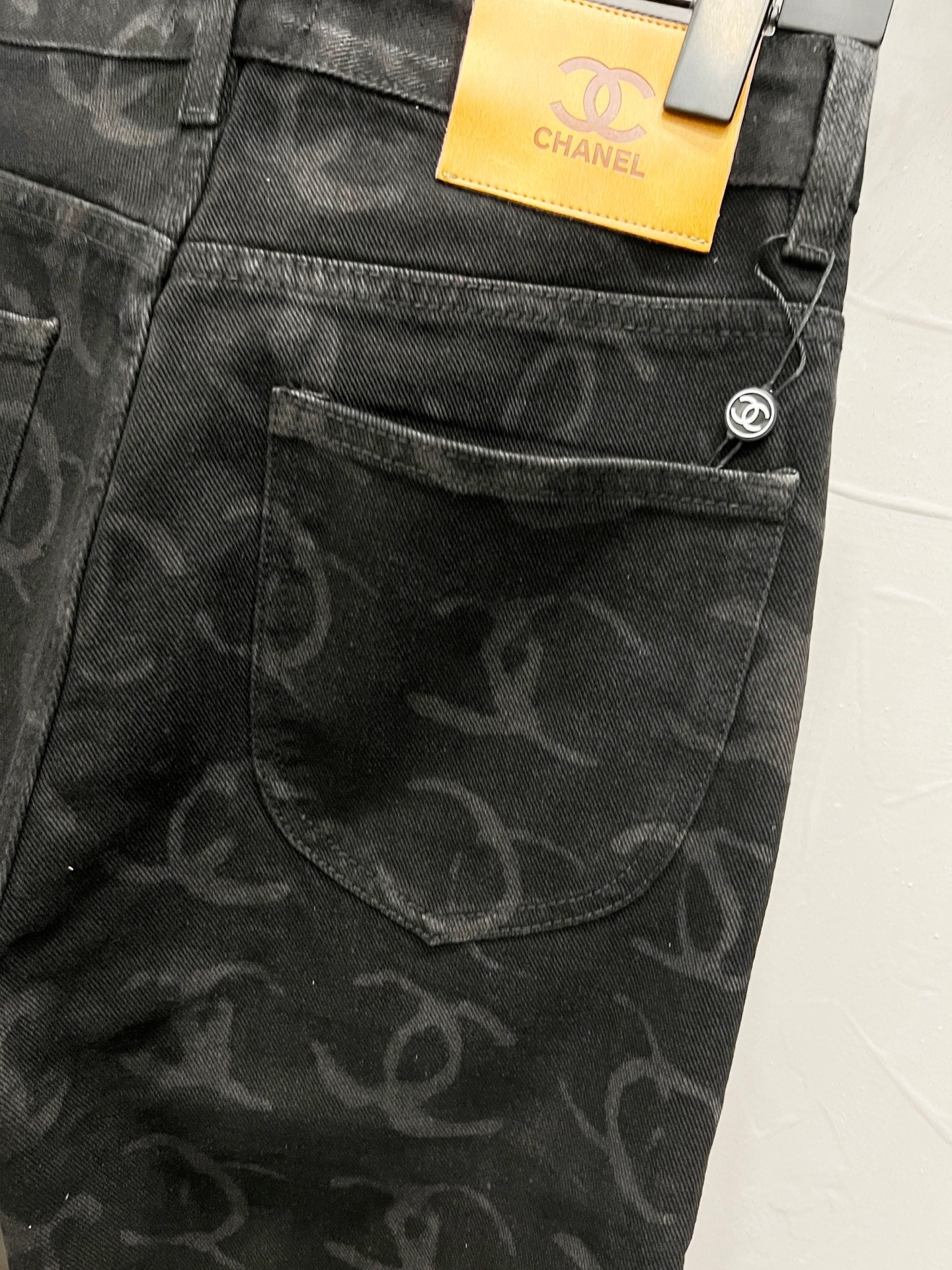 C Classic All-Over Logo Jeans