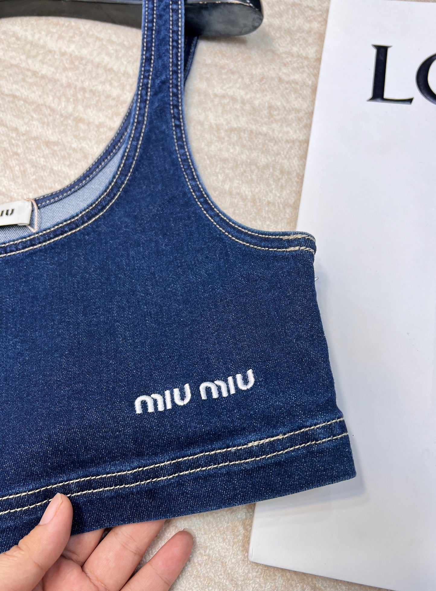 Comfortable street casual versatile sexy short vest denim halter top