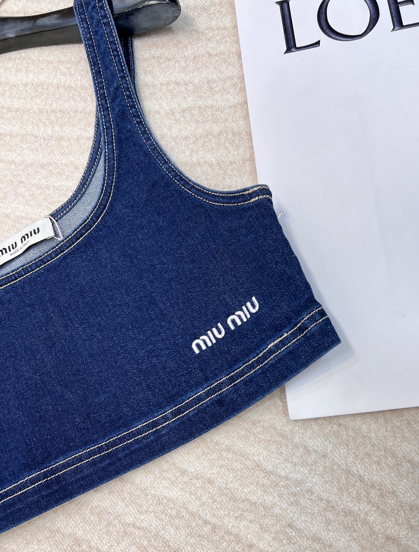 Comfortable street casual versatile sexy short vest denim halter top