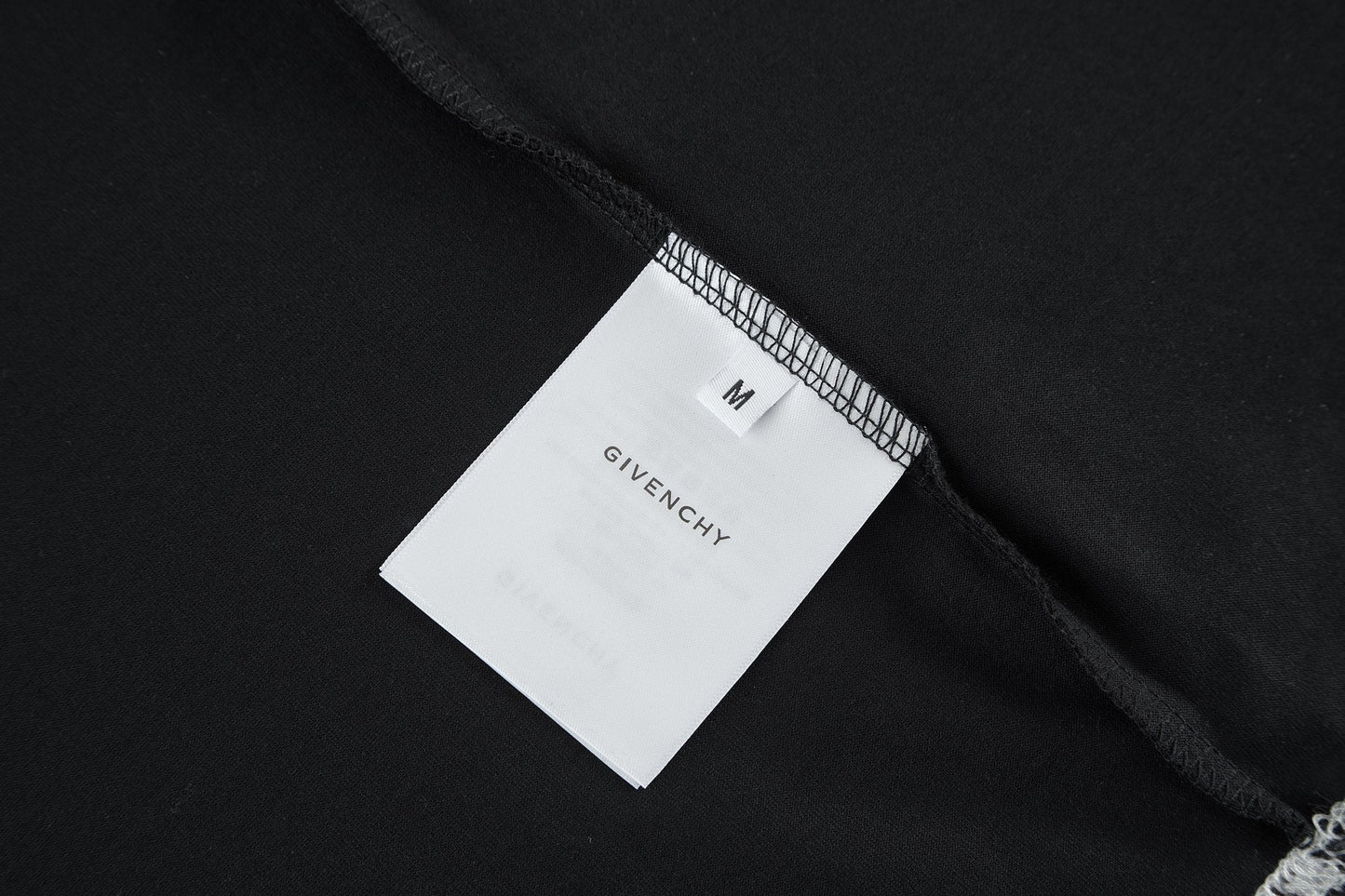 Leather topstitched short sleeves