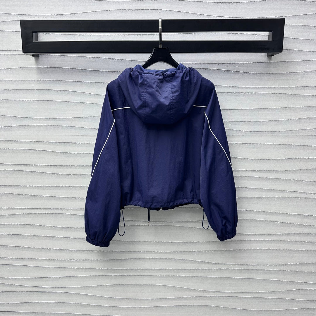 Nylon hooded suit
