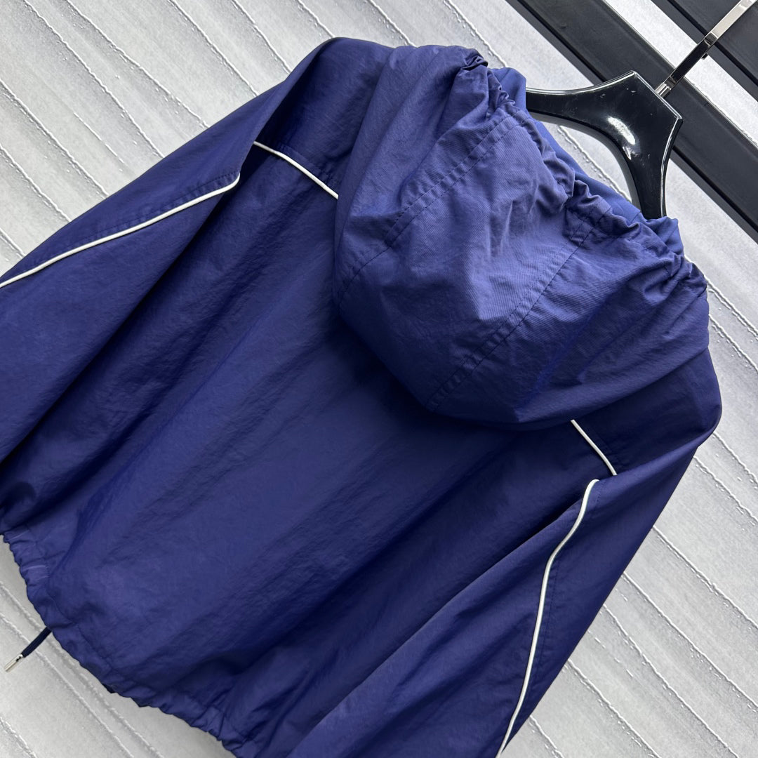 Nylon hooded suit