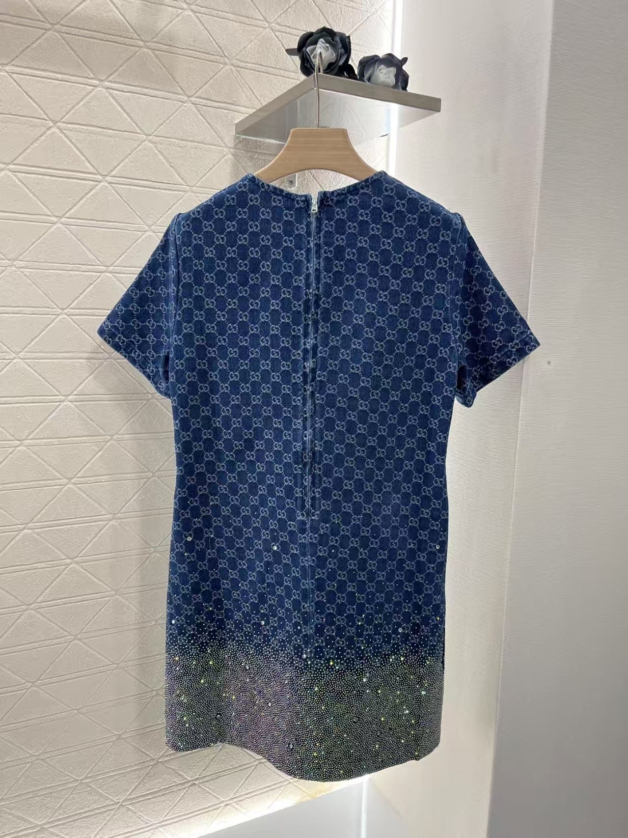 2025 New Heavy Industry Hot Diamond Jacquard Dress