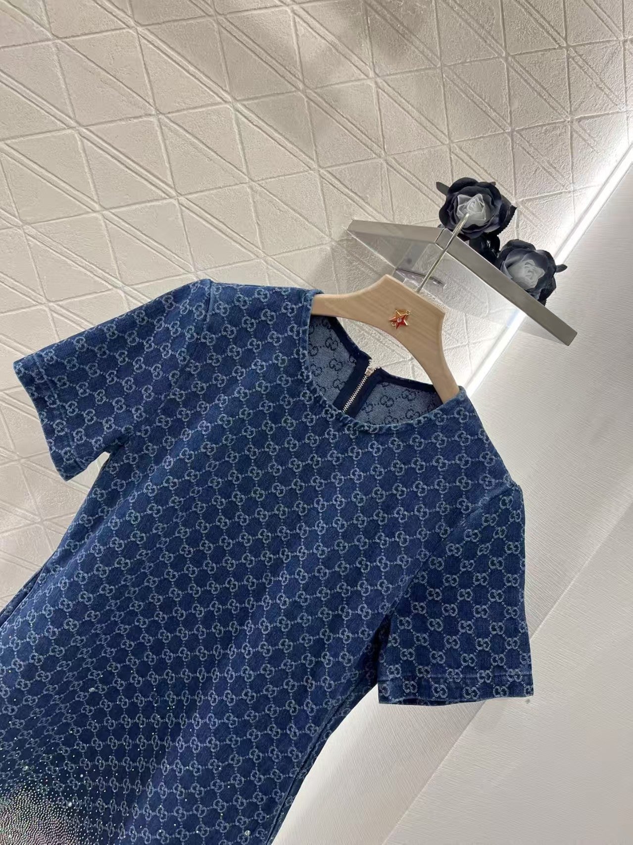 2025 New Heavy Industry Hot Diamond Jacquard Dress