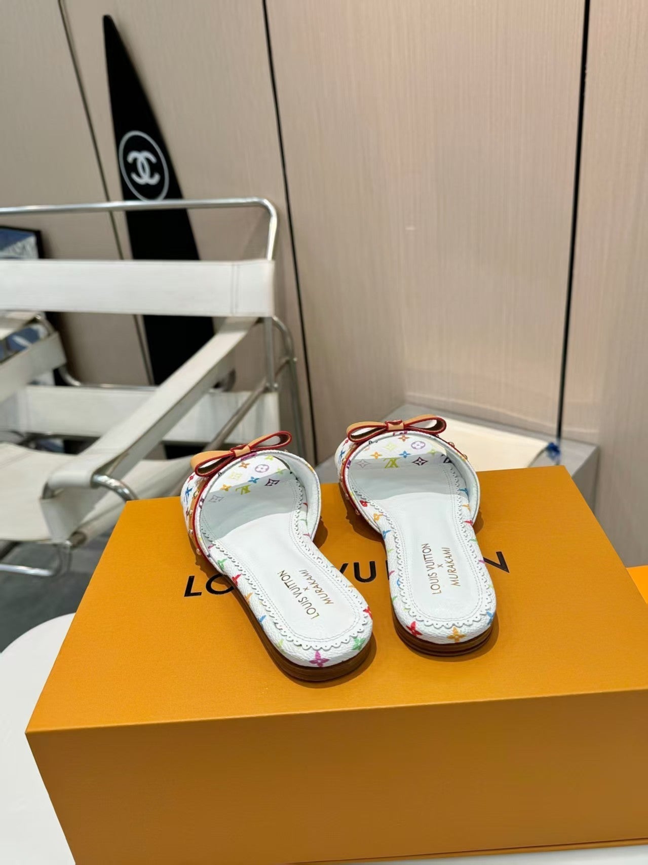 25ss bow flat slippers