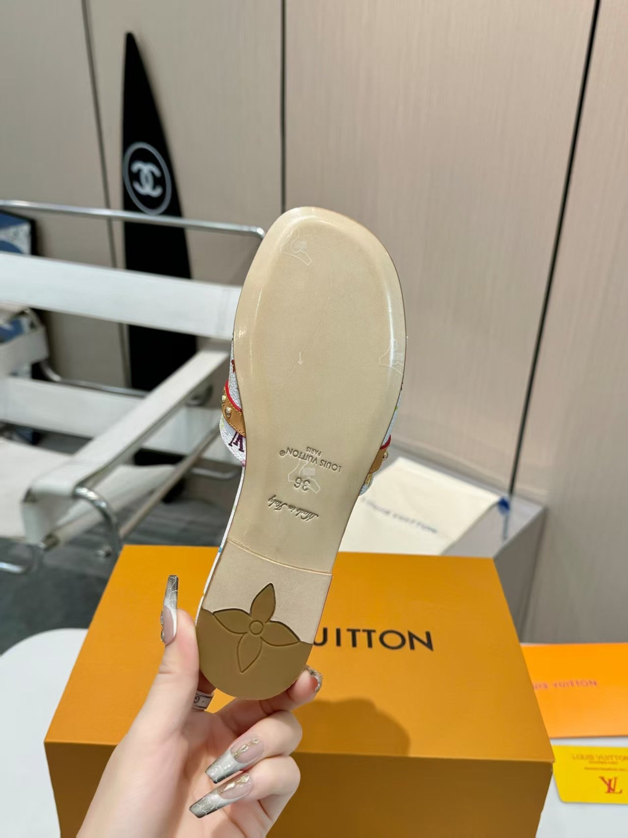 25ss bow flat slippers