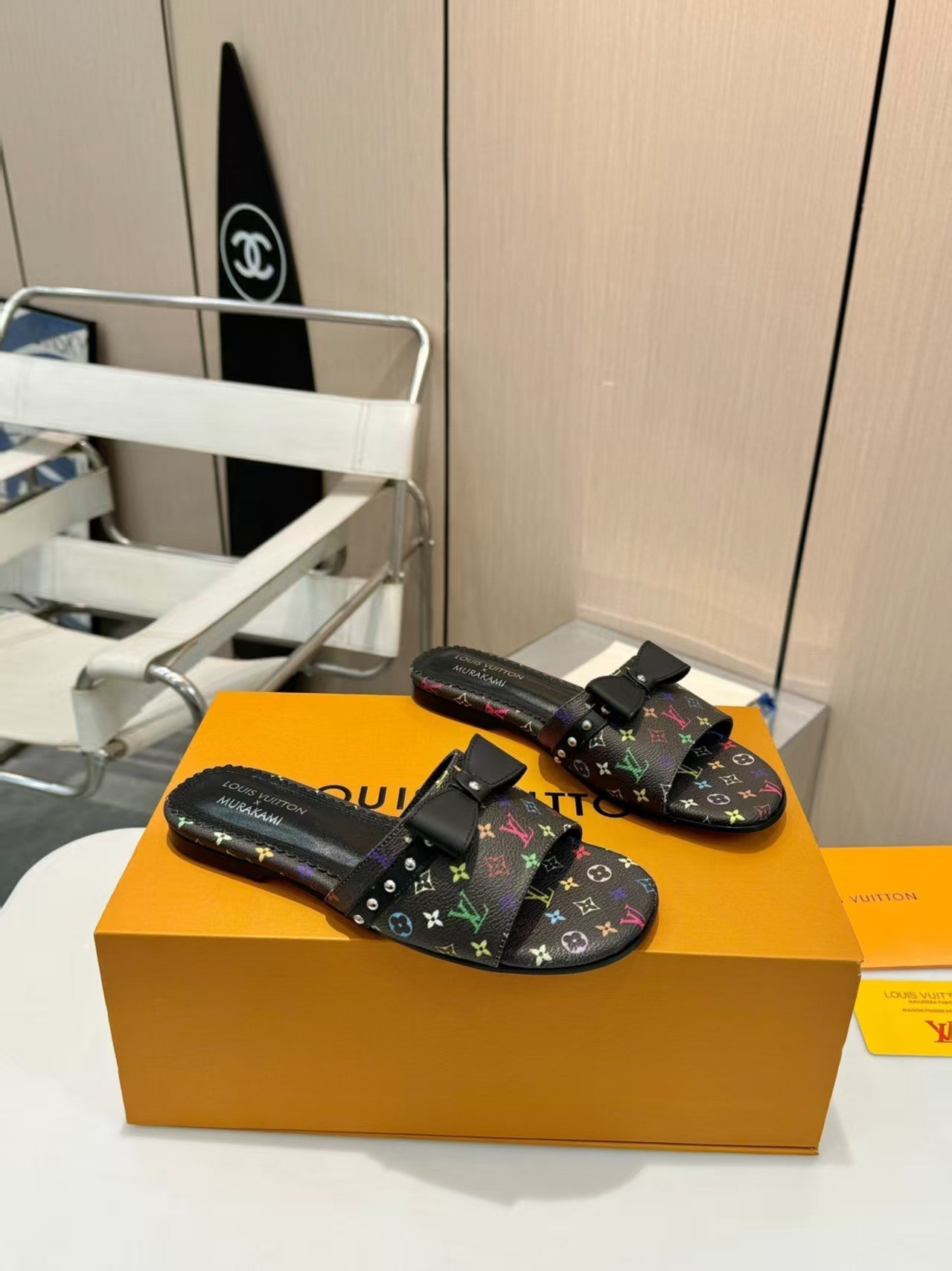 25ss bow flat slippers