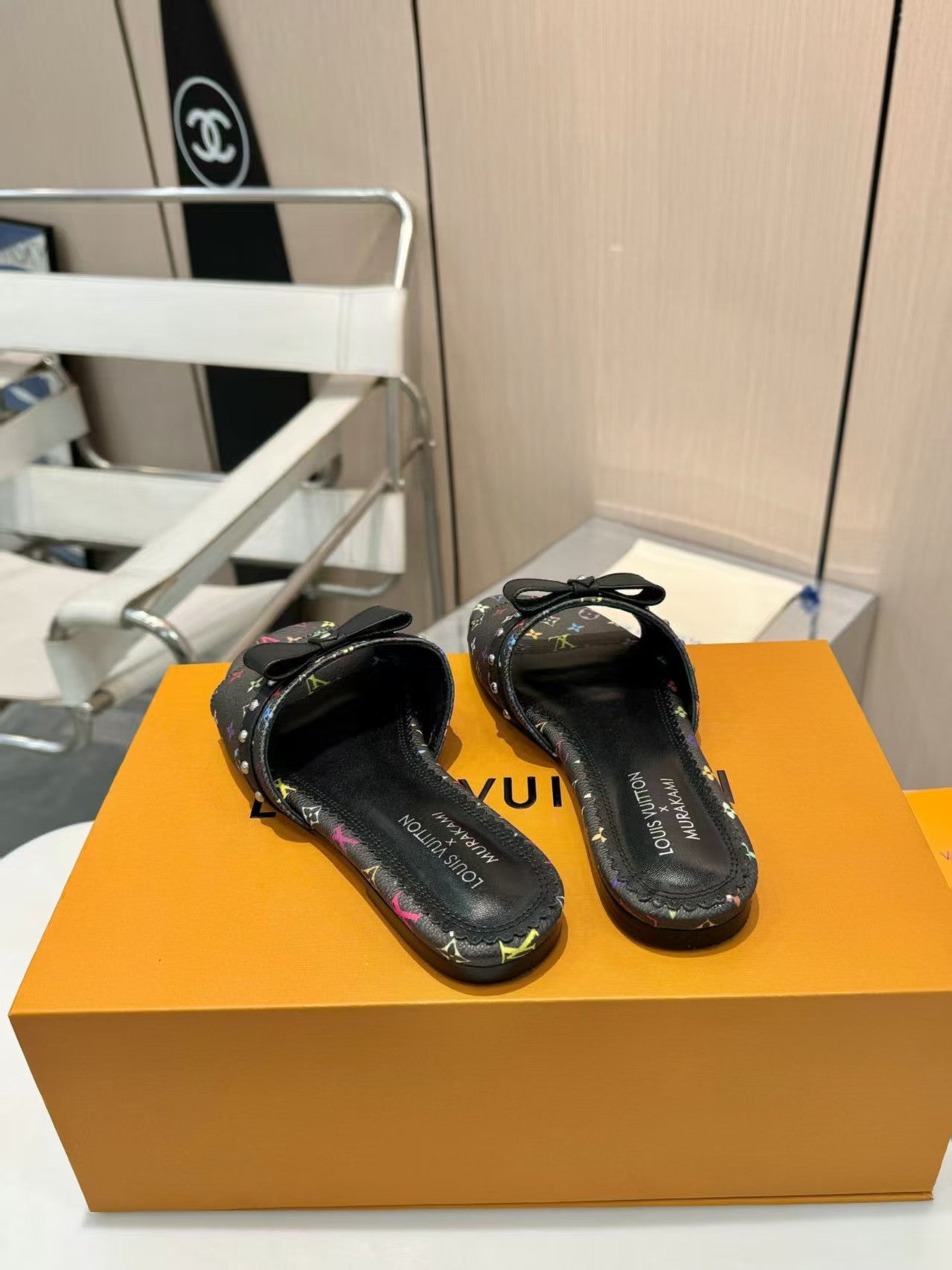 25ss bow flat slippers
