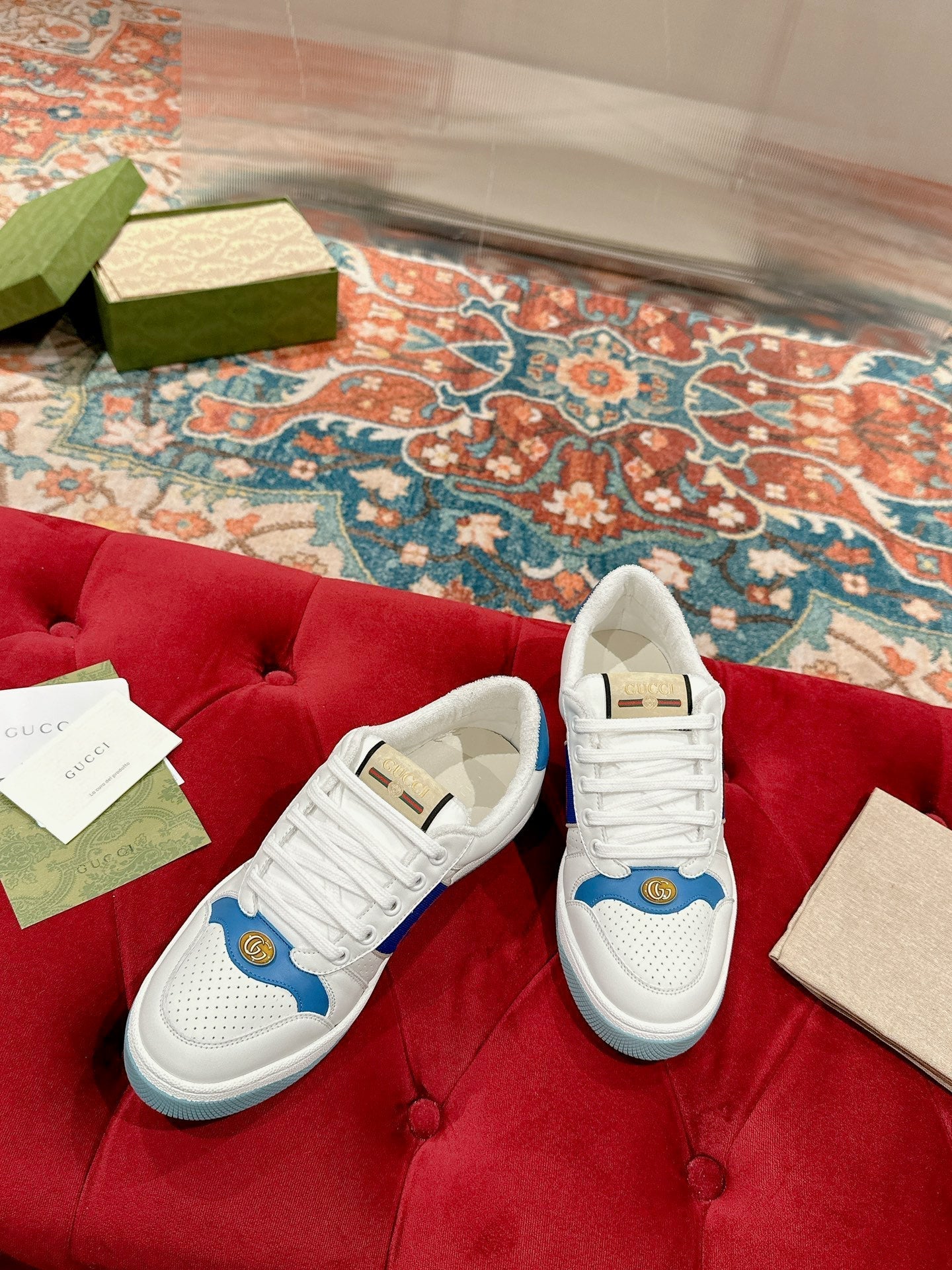 G classic White Casual Shoes