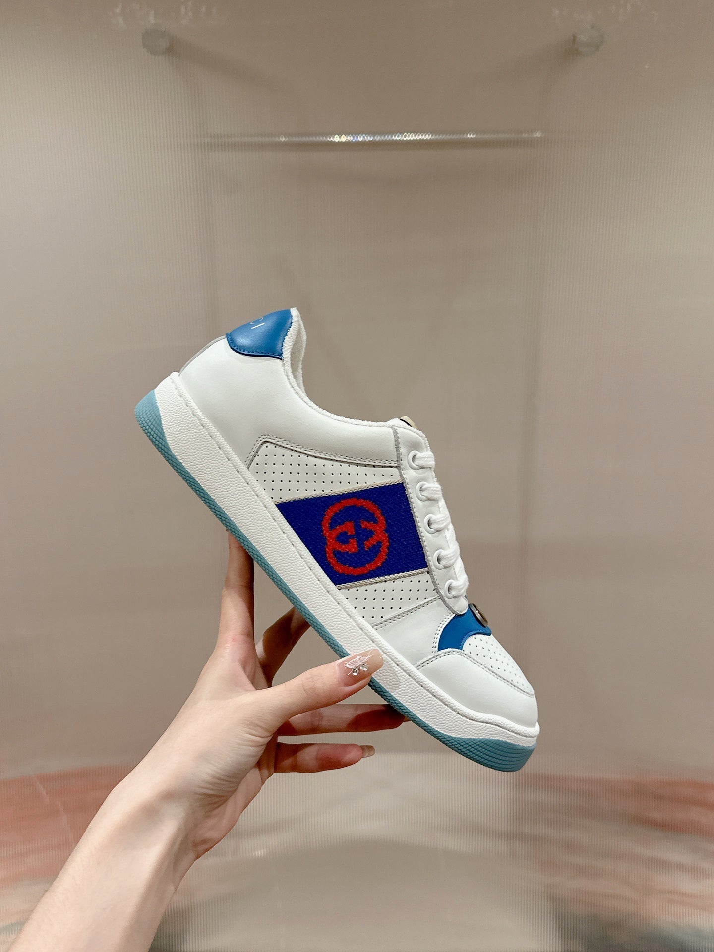 G classic White Casual Shoes