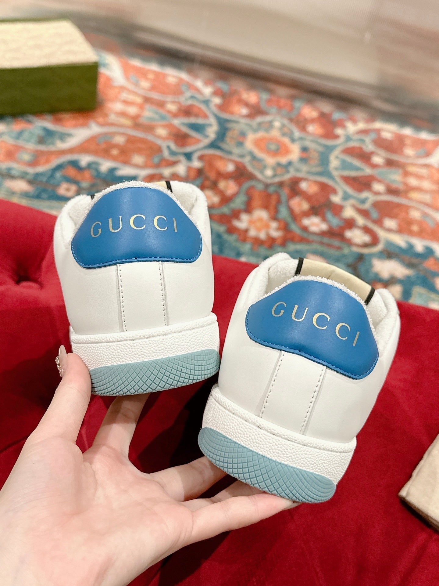 G classic White Casual Shoes