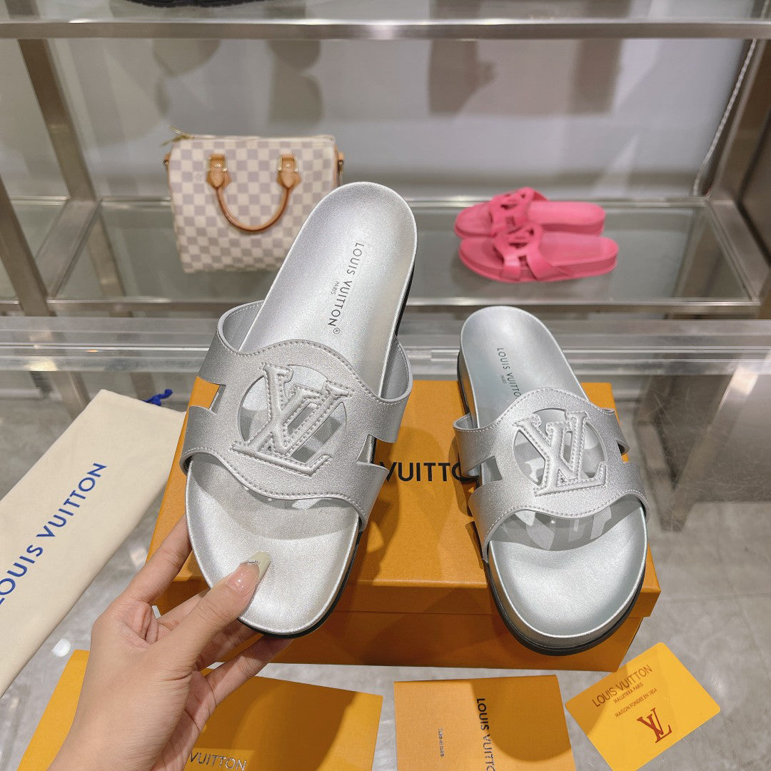 L men's and women's sandals