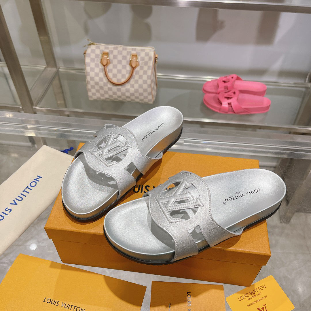 L men's and women's sandals