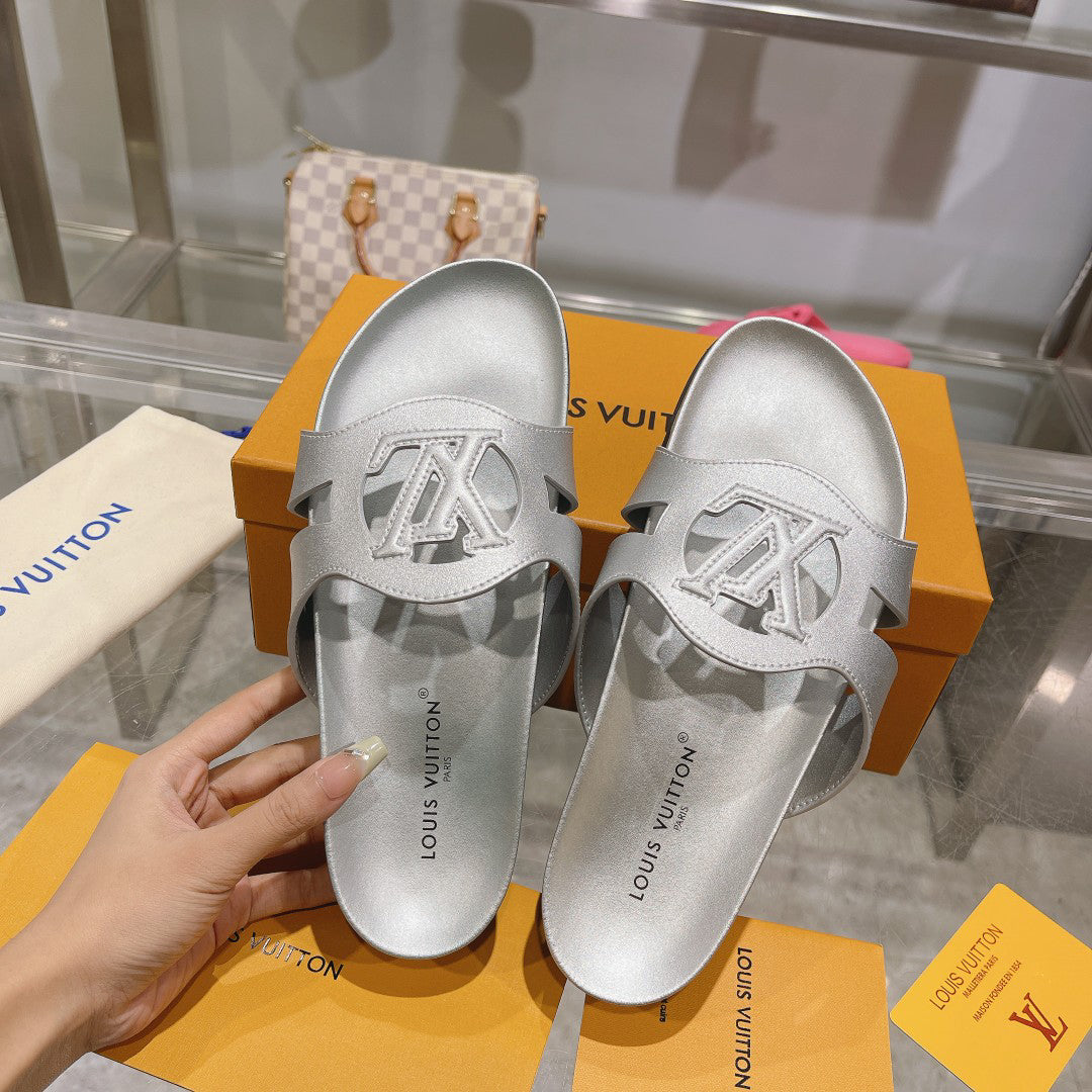 L men's and women's sandals