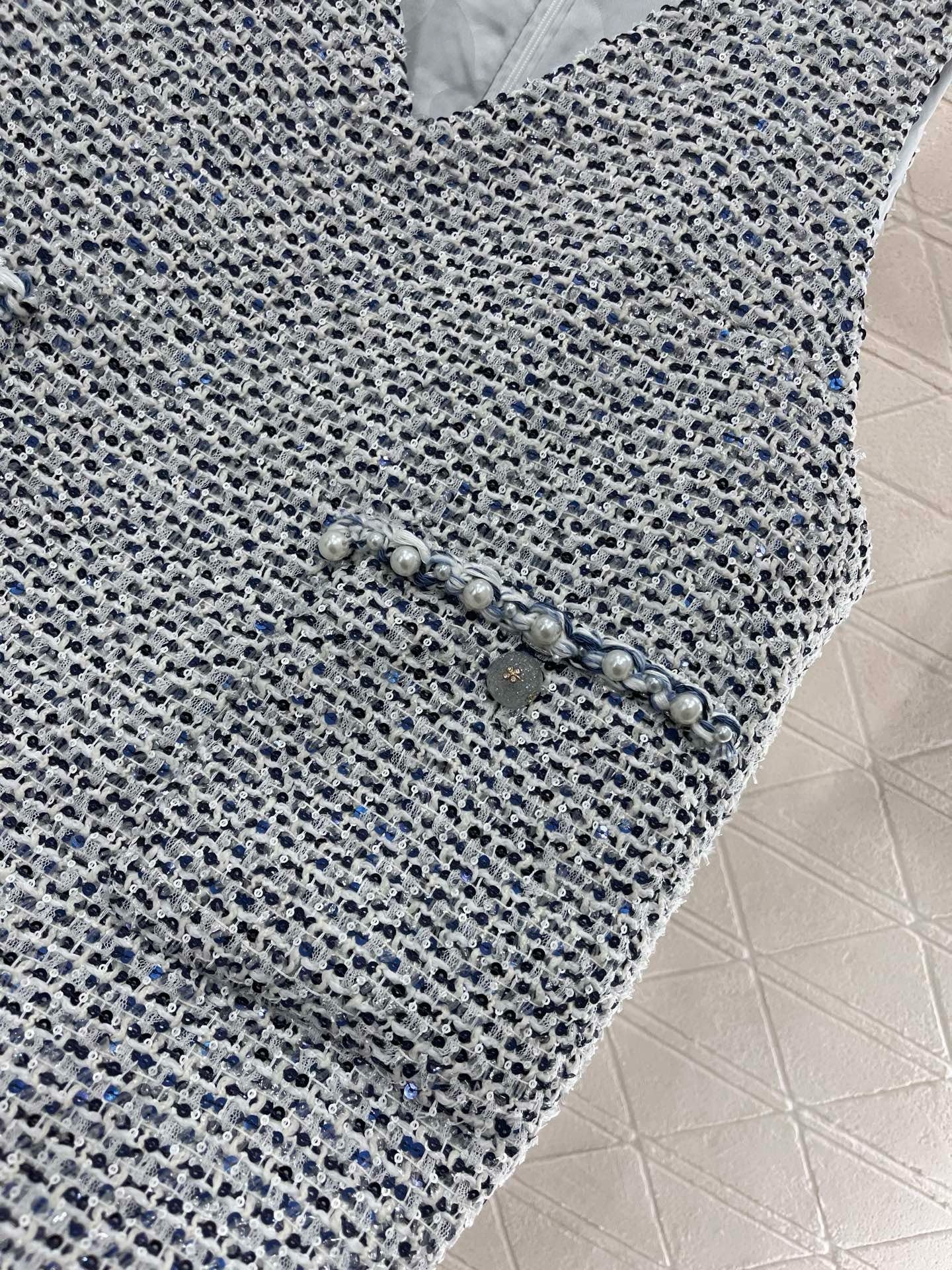 👗25 Spring/Summer Spun Yarn V-Neck Vest Dress