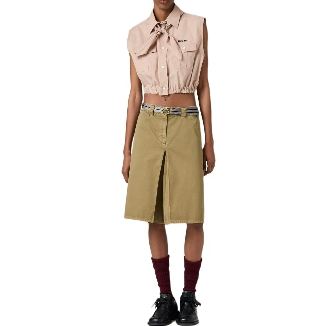 25ss Boy Scout Series Bow Tie Vest Shirt